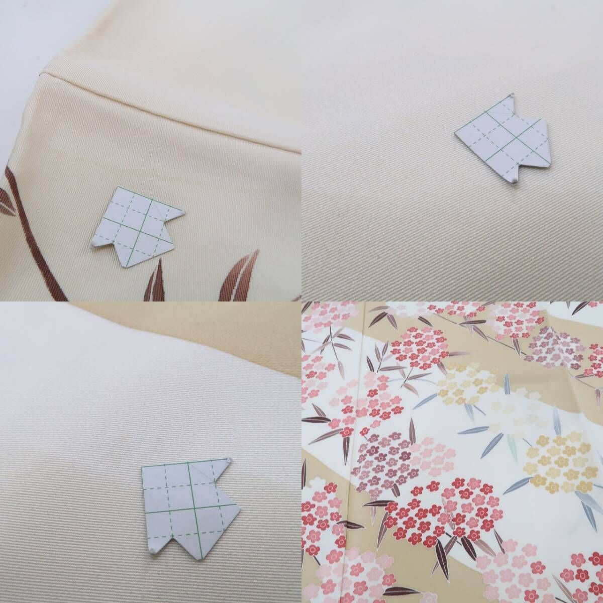 ❁tomihisa❁美品 三越謹製 手描き友禅 着物“染め美しく季節を愛でれば