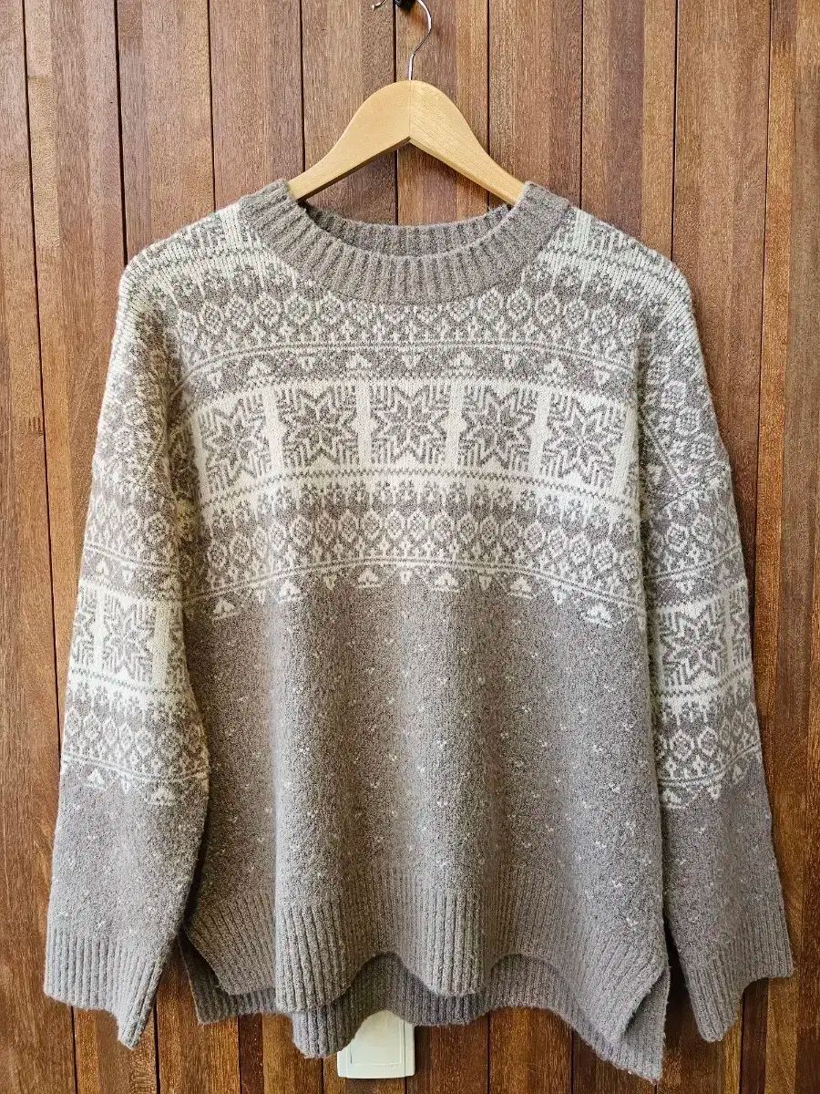 クリスマス ノルディックニット