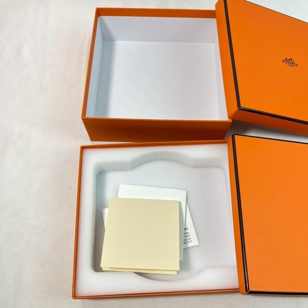 HERMES　エルメス　正方形　オレンジ　空箱　17個セット HERMES エルメス 正方形 オレンジ 空箱 17個セット HERMES エルメス