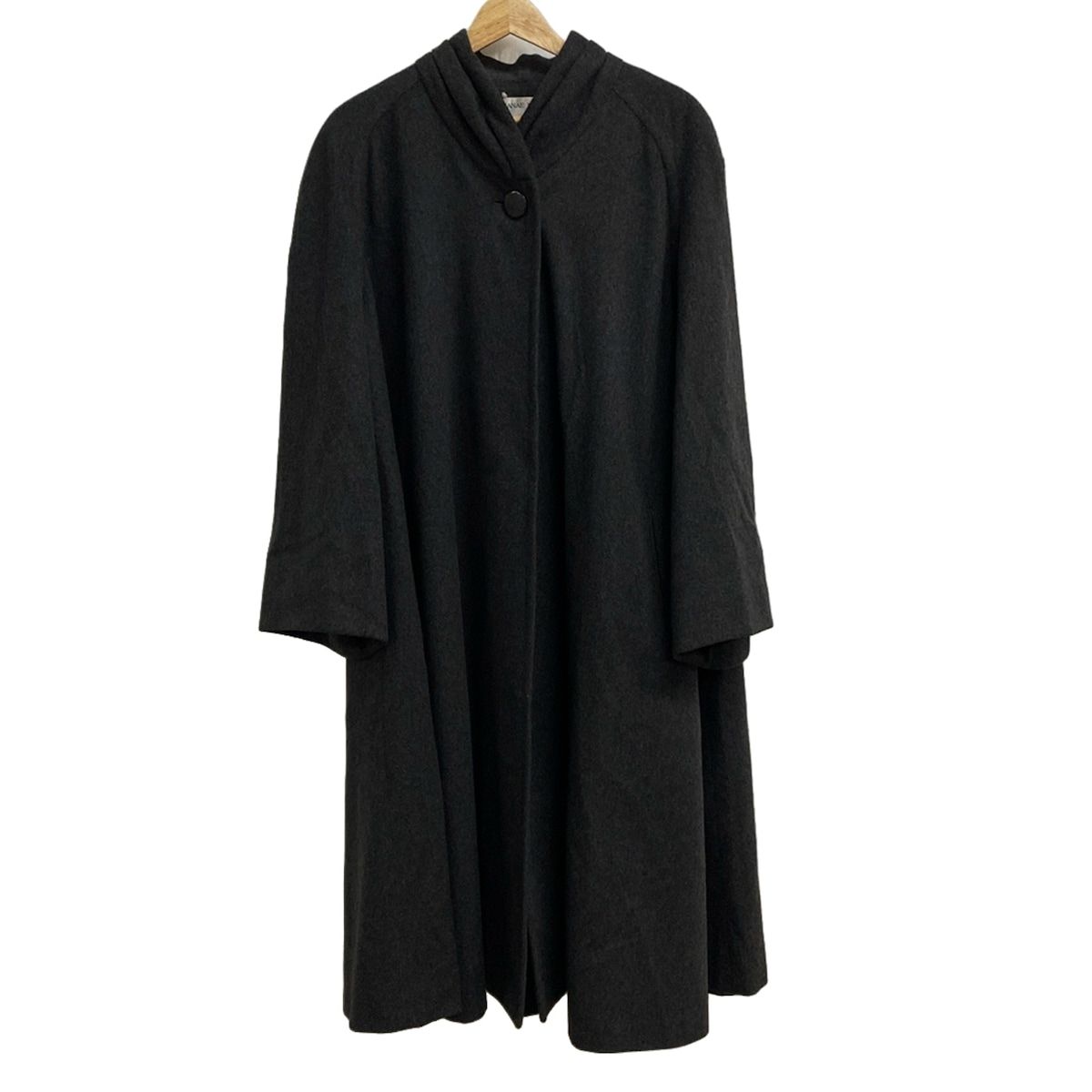 HANAE MORI(ハナエモリ) コート サイズ42 L レディース - ダークグレー