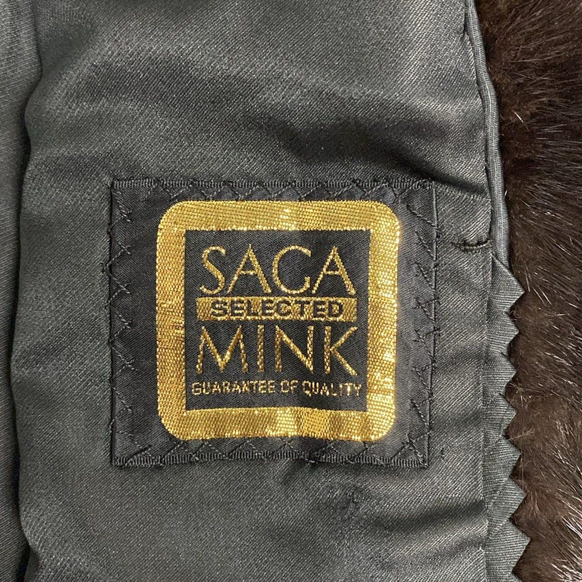 SAGA MINK(サガミンク) コート サイズ9 M レディース美品 - ダーク