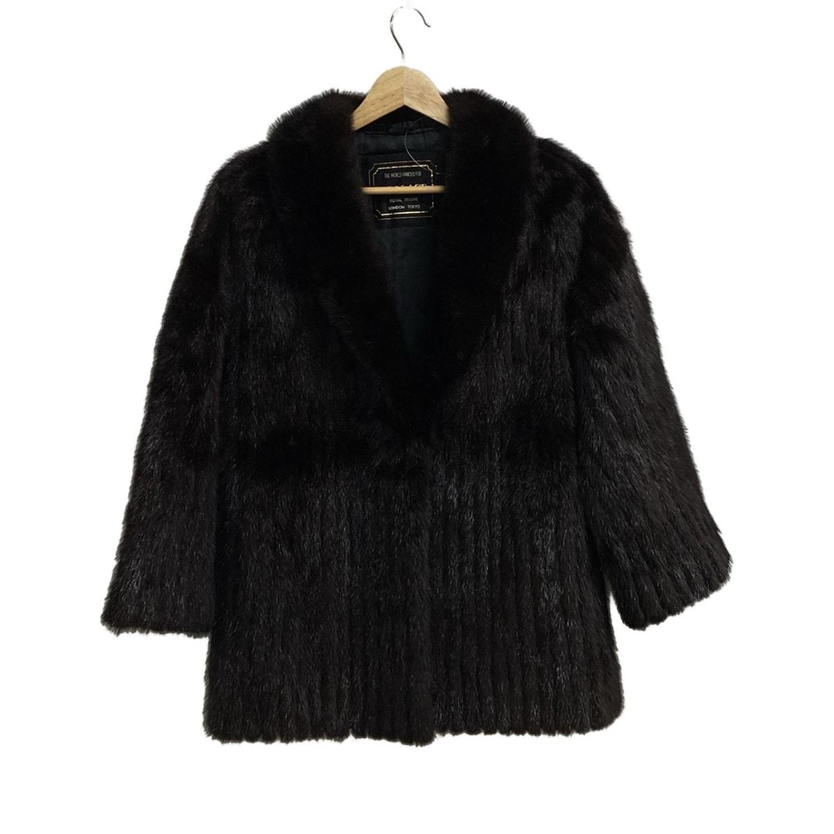 SAGA MINK(サガミンク) コート サイズ9 M レディース美品 - ダーク