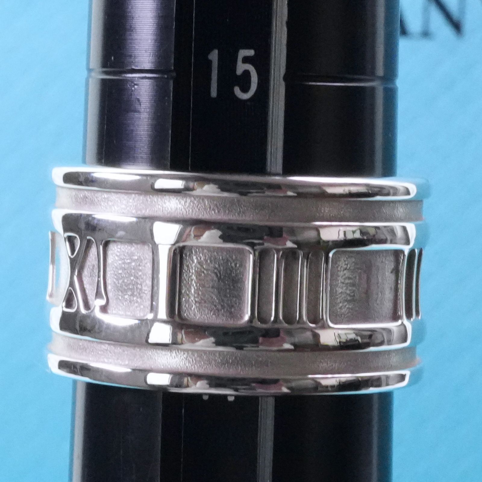 極美品16号 ティファニー アトラス ワイド リング/25-2023S - メルカリ