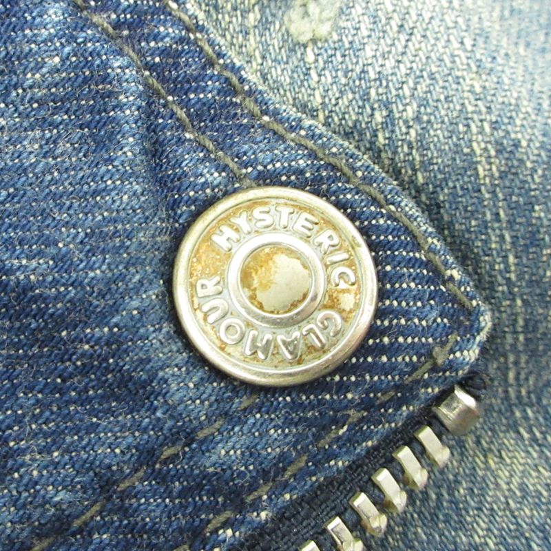 45R インディゴ染め ジャケット ネイビー 刺繍ロゴ サイズ3