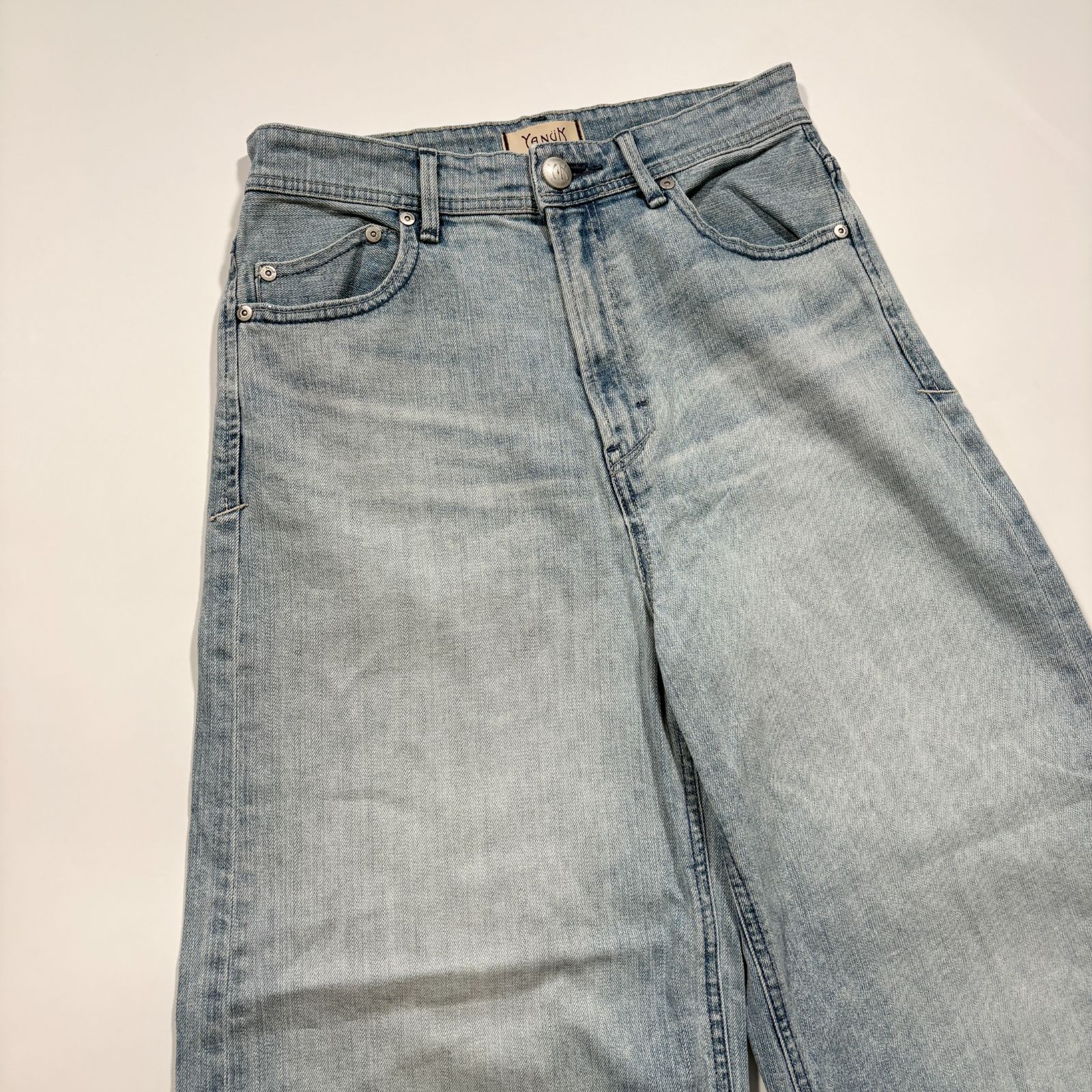 YANUK ヤヌーク Wide Llare ワイドフレア 57151321 MFT ライトブルー