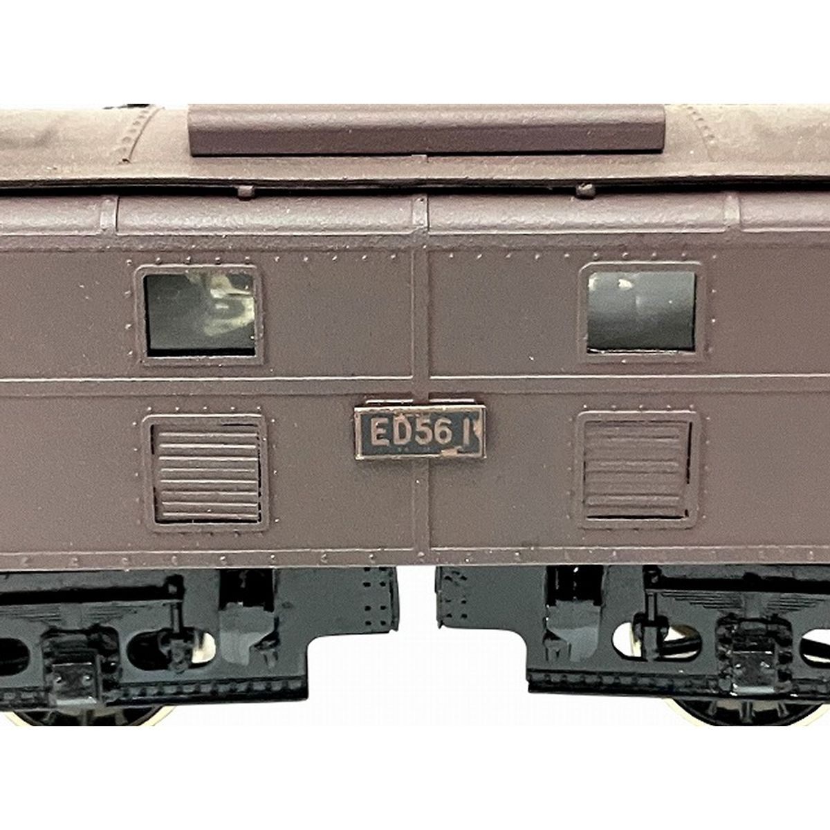 ▽ HOゲージ メーカー車体 詳細不明 鉄道模型 メーカー不明 ED56 1 電気機関車 鉄道模型 HOゲージ ジャンク