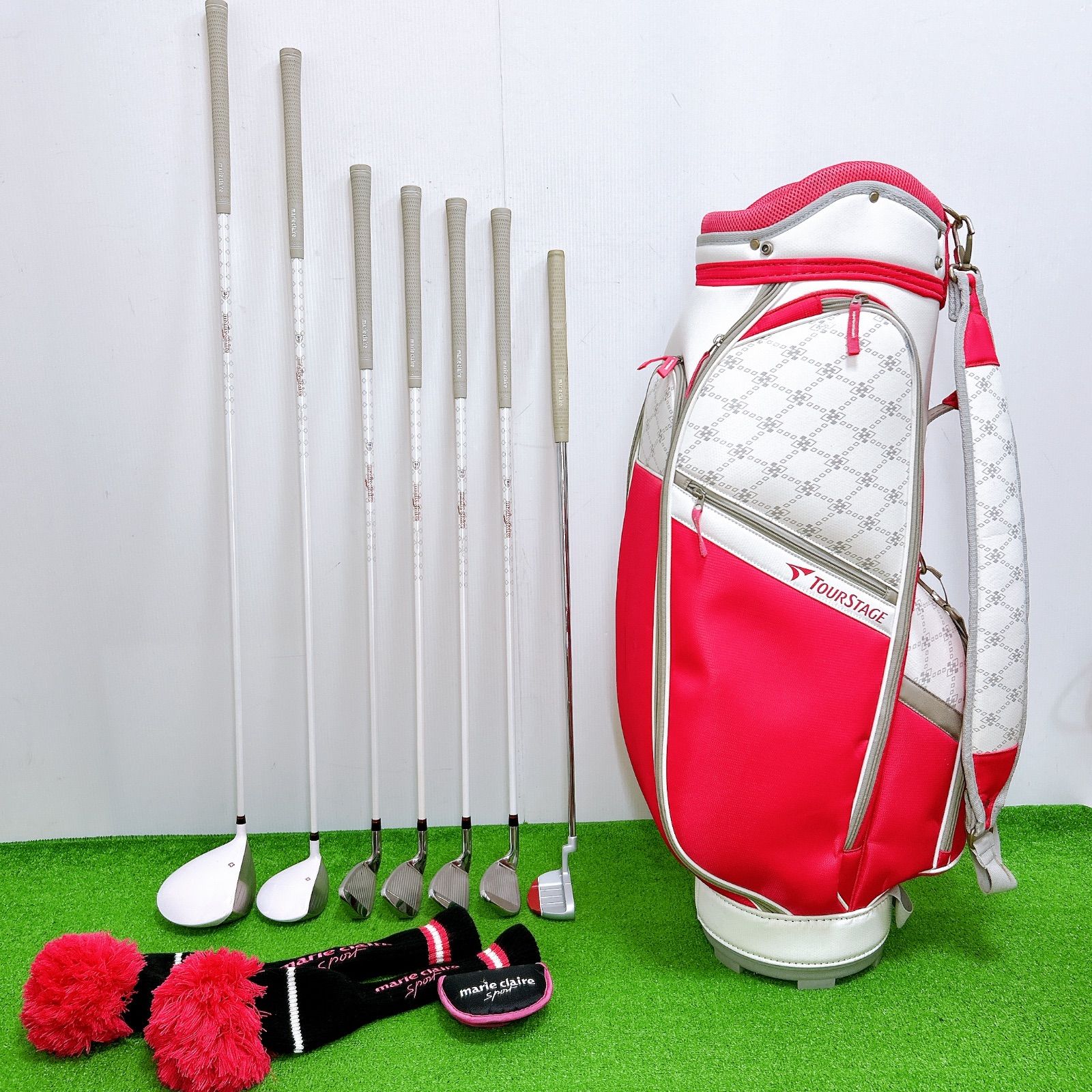 初心者推奨】マリクレール ツアーステージ レディースクラブセット 7本