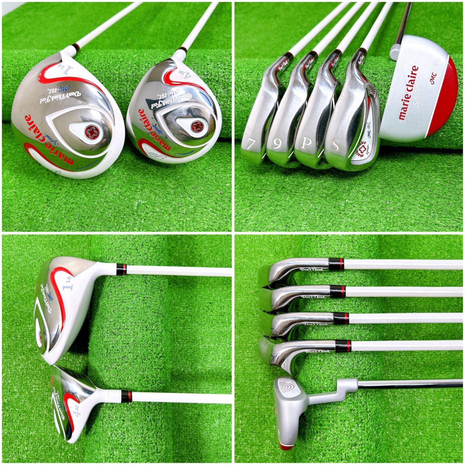 初心者推奨】マリクレール ツアーステージ レディースクラブセット 7本