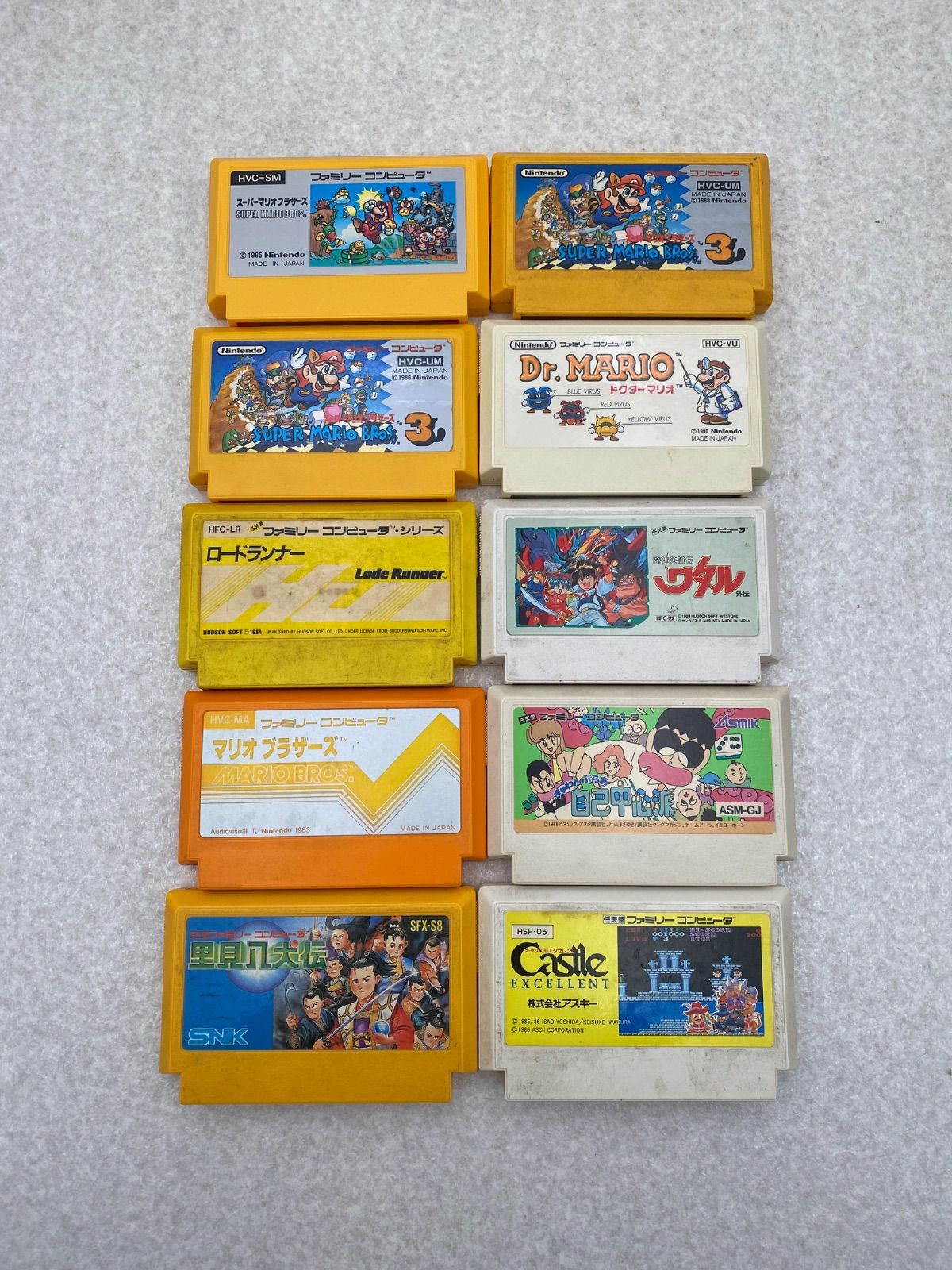 ファミコンソフト まとめ売り 50点 - メルカリ