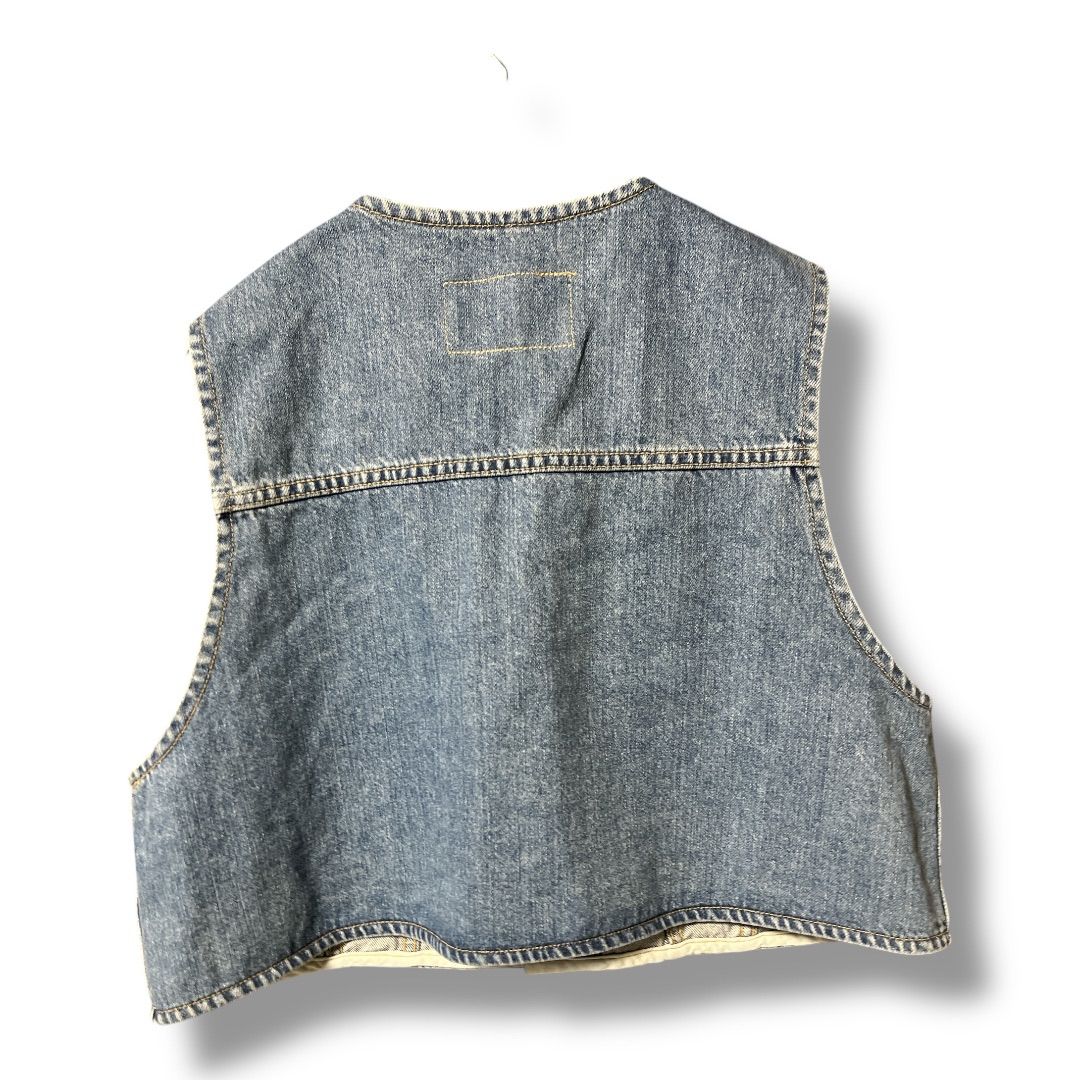 FRAMeWORK フレームワーク 25ss デニムミニベスト チョッキ コットン