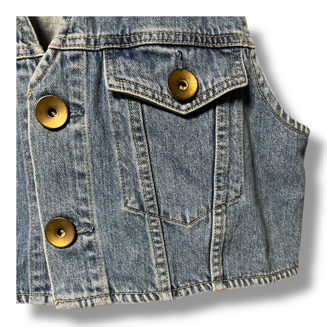 FRAMeWORK フレームワーク 25ss デニムミニベスト チョッキ コットン