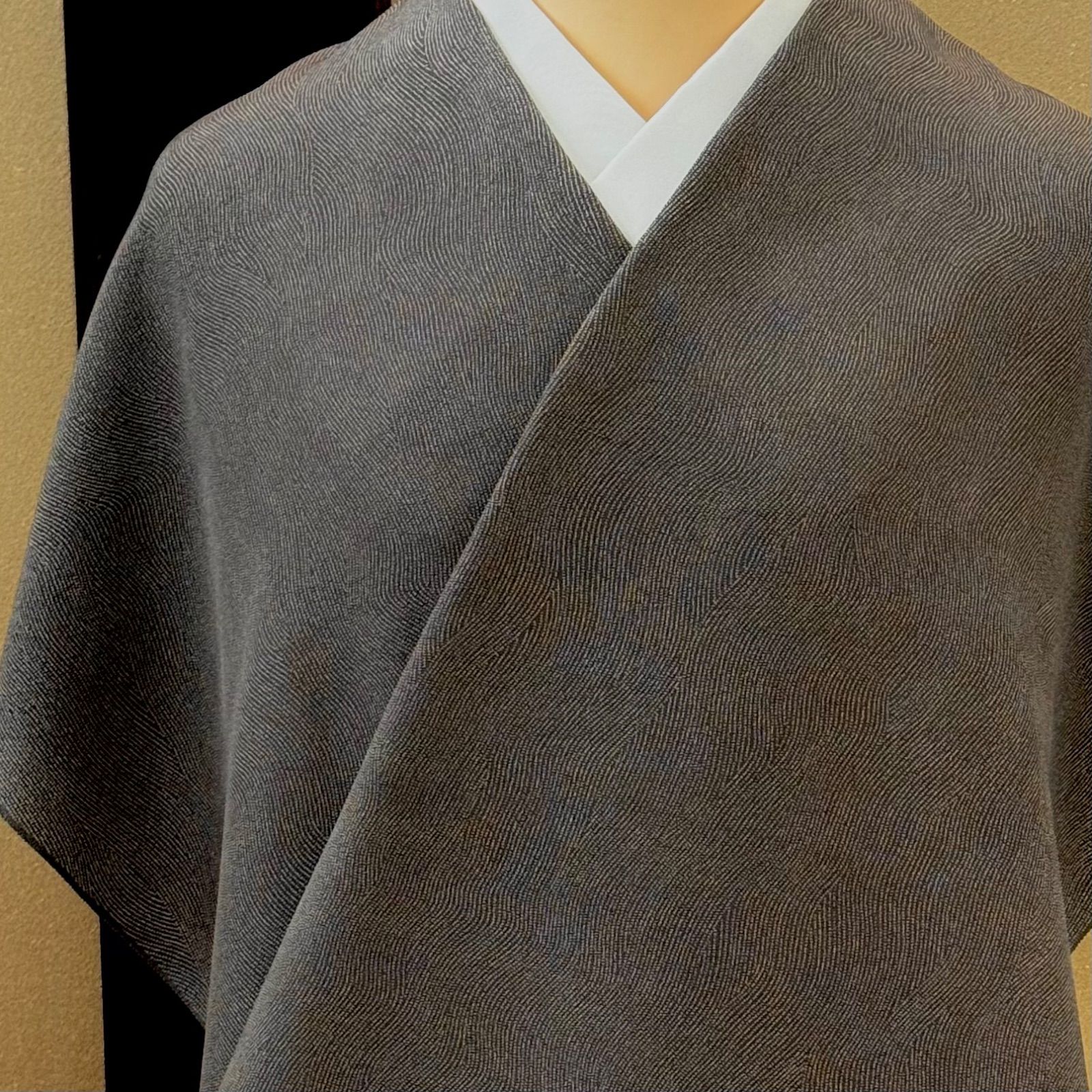 着物 江戸小紋 フランス縞 制作 石塚久美子 0136 - メルカリ