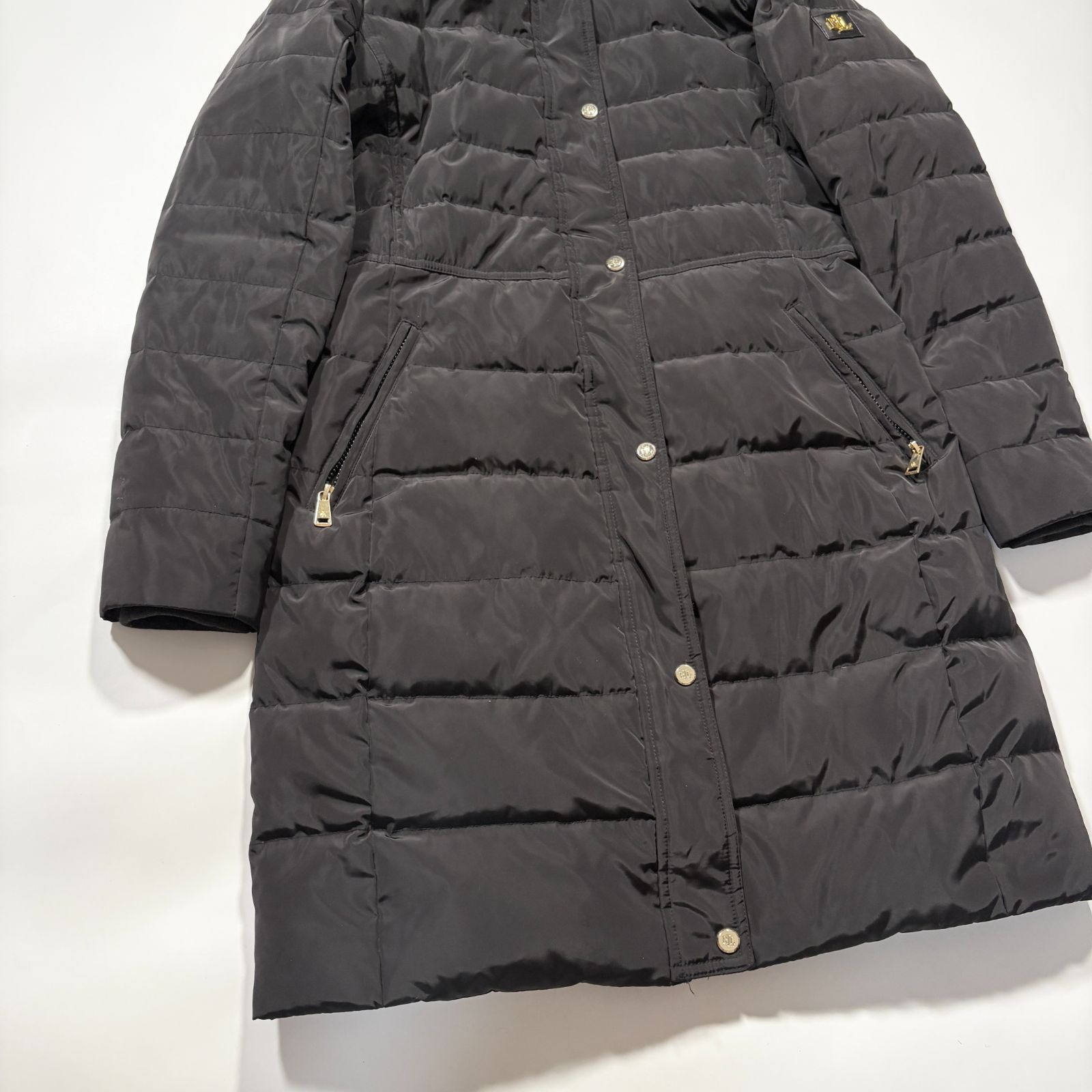 Lauren Ralph Lauren ローレンラルフローレン ダウンコート ロング 金 