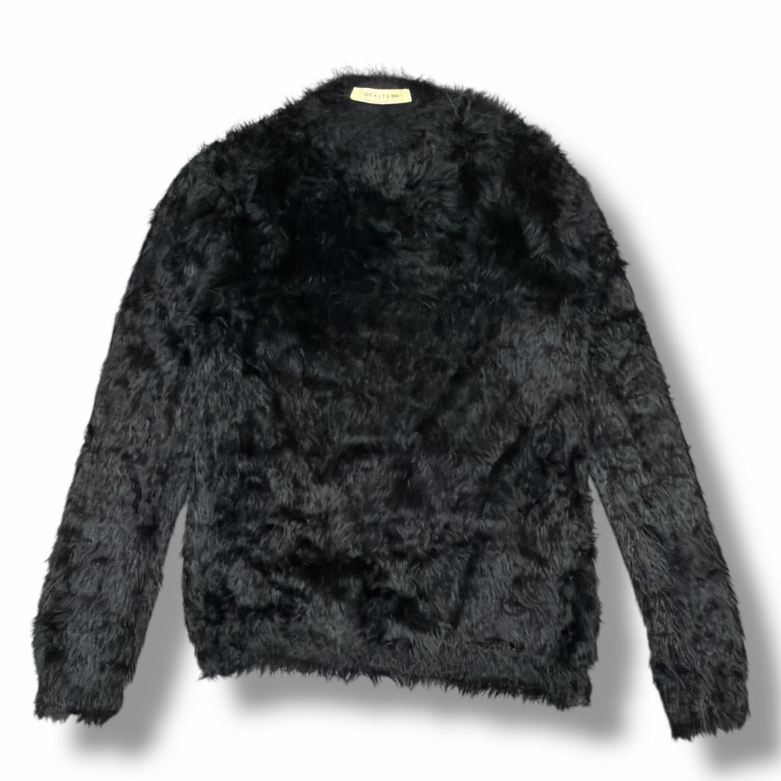 1017 ALYX 9SM 22AW シャギーニット セーター アリクス ブラック XXL
