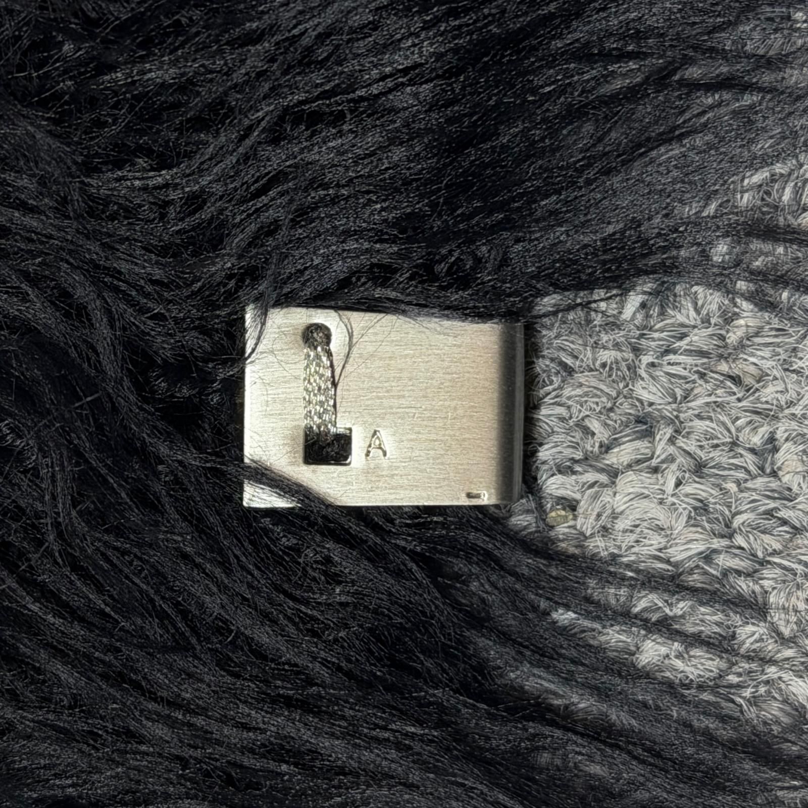 1017 ALYX 9SM シャギーニット セーター ブラック M 取り置き 1017 ALYX 9SM 22AW シャギーニット セーター アリクス