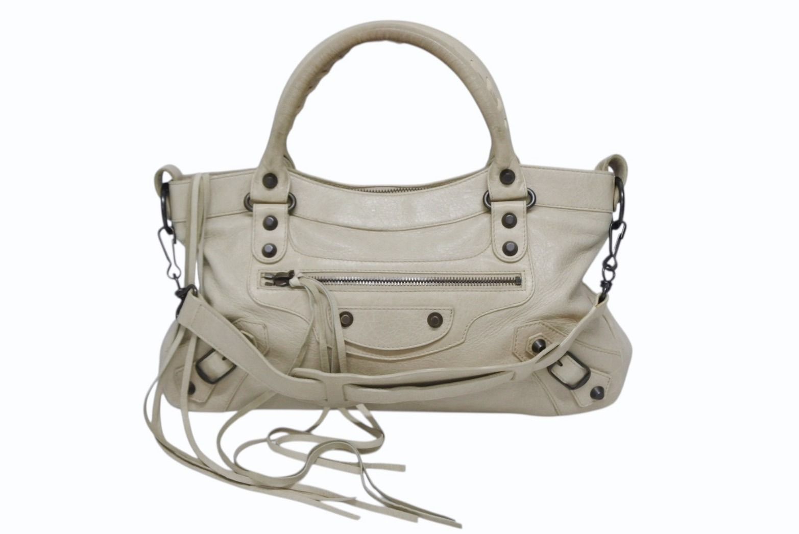 BALENCIAGA バレンシアガ ザファースト レザー 2WAY バッグ BALENCIAGA/バレンシアガ】 ザ・ファースト 2WAY ハンドバッグ レザー