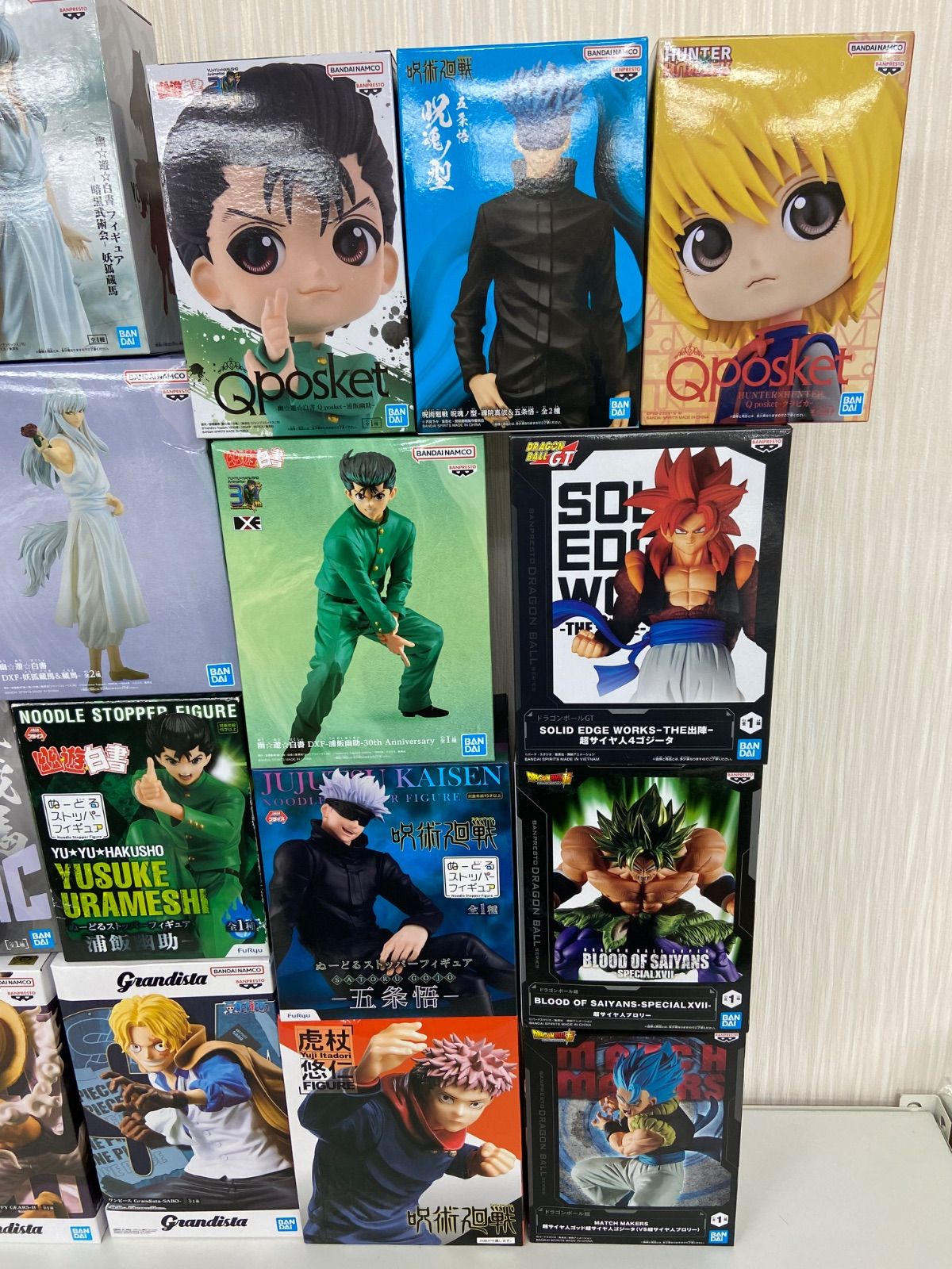 ジャンプ系 フィギュア11点セット ハンターハンター ドラゴンボール 幽遊白書 未開封 ジャンプ系 フィギュア まとめ 計22点 ワンピース
