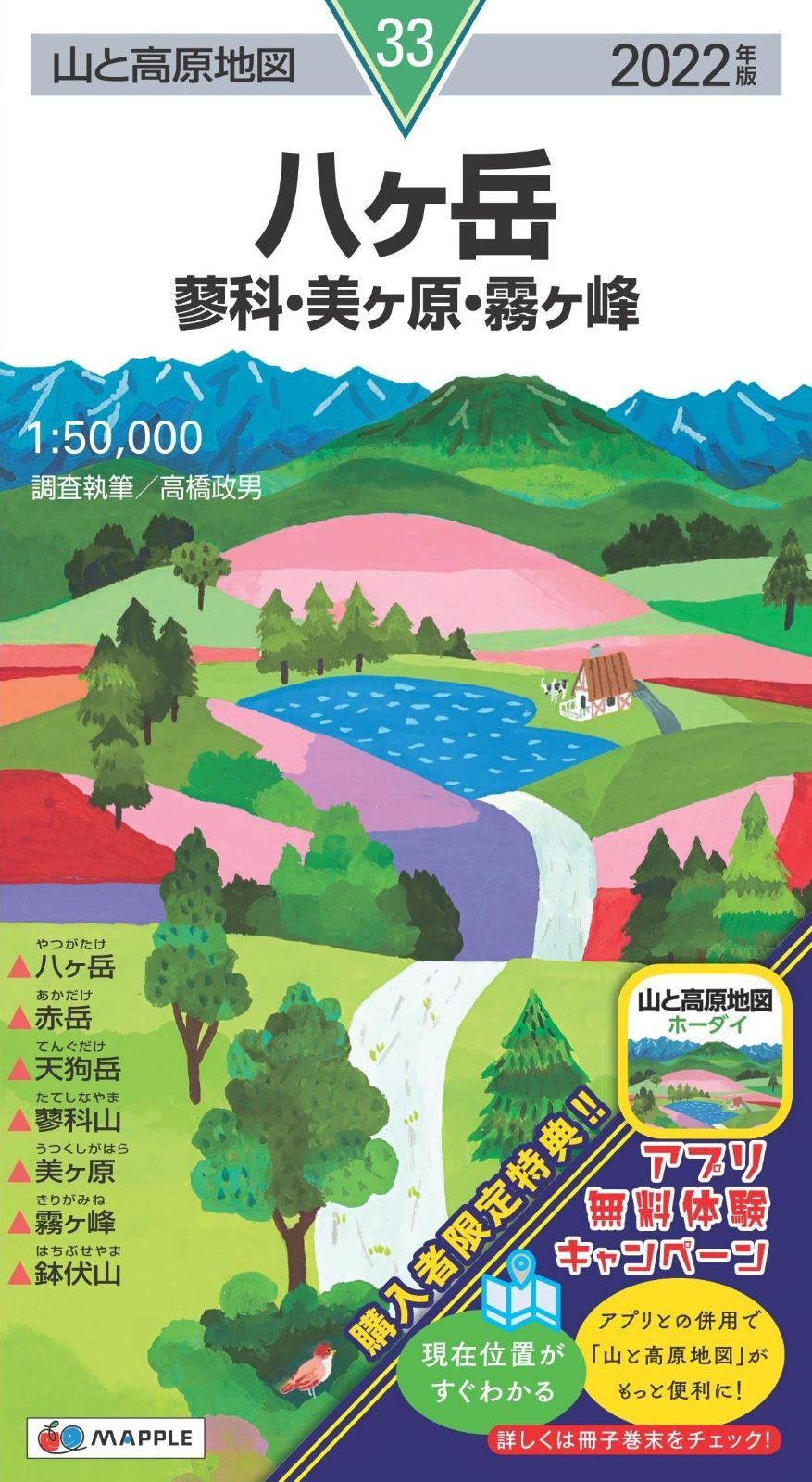  山と高原地図 八ヶ岳 蓼科・美ヶ原・霧ヶ峰 (山と高原地図 33) その他