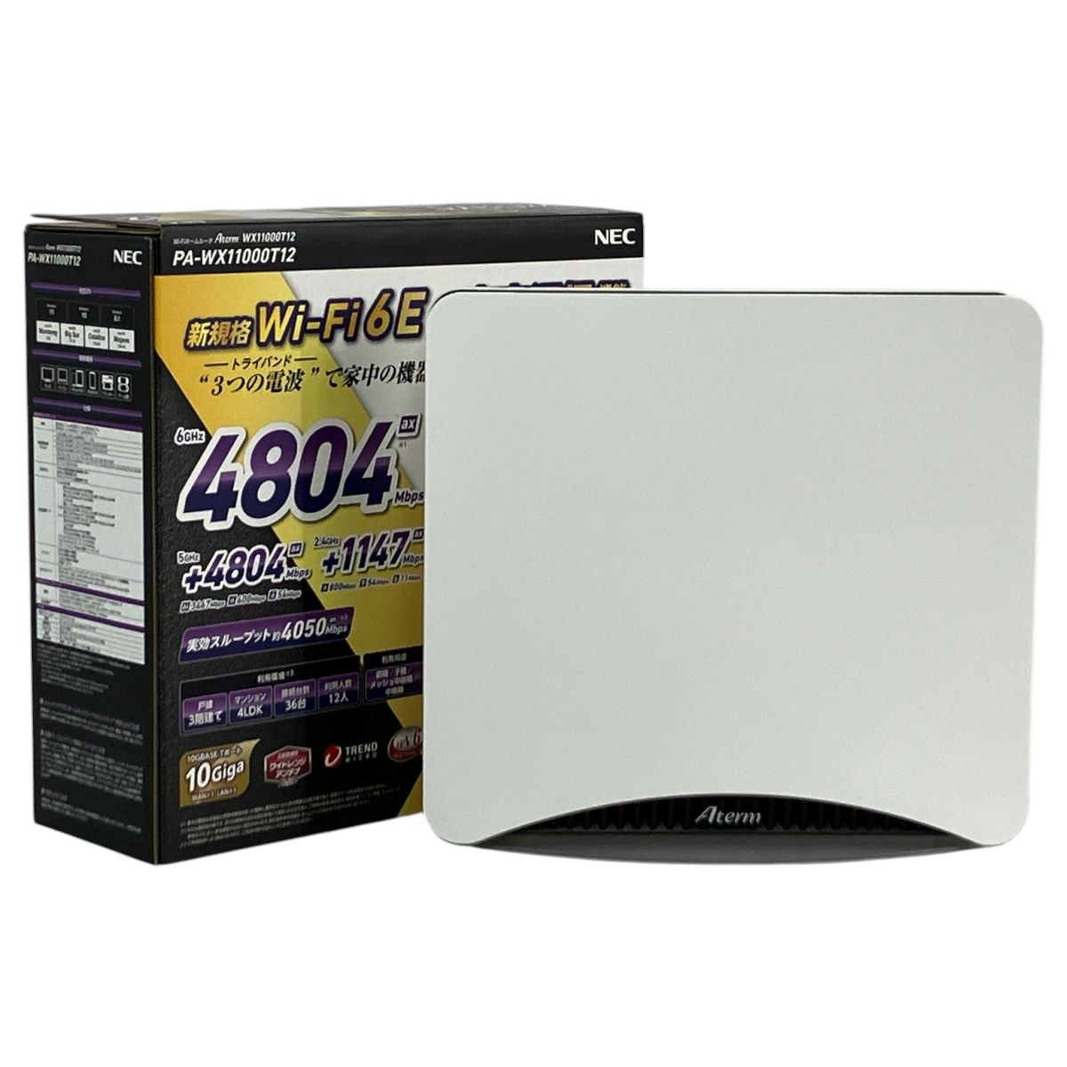 wx11000t12 新品未開封 NEC 無線LAN Wi-Fiルータ Aterm WX11000T12 PA-WX11000T12 美品