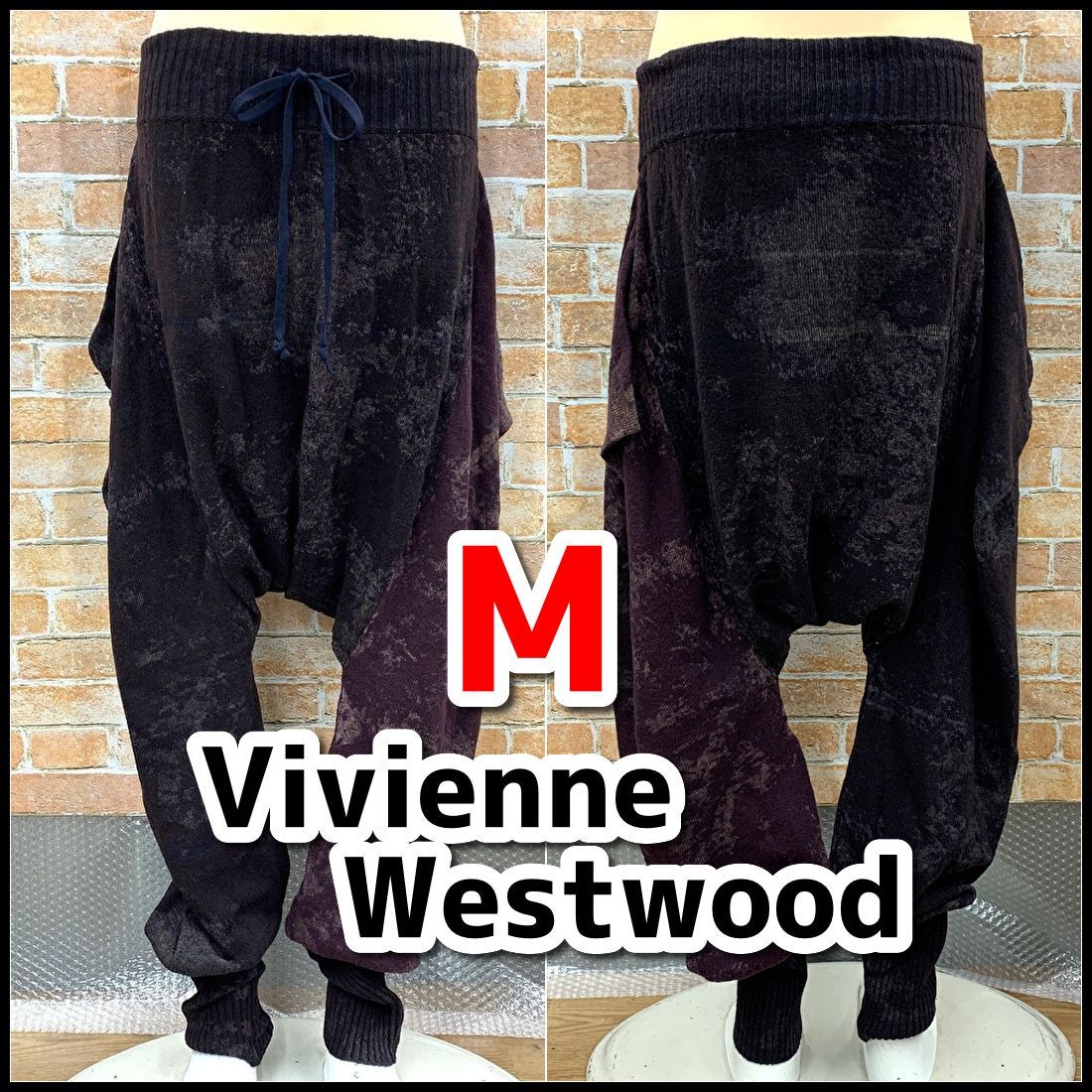 Vivienne Westwood RED LABEL ブラックサルエルパンツ Vivienne Westwood RED LABEL ブラックサルエルパンツ Vivienne
