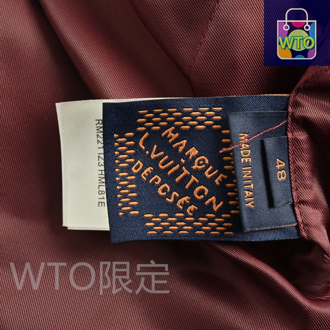 今日特価】Louis Vuitton ルイ・ヴィトン 刺繍ロゴレザーつなぎベース