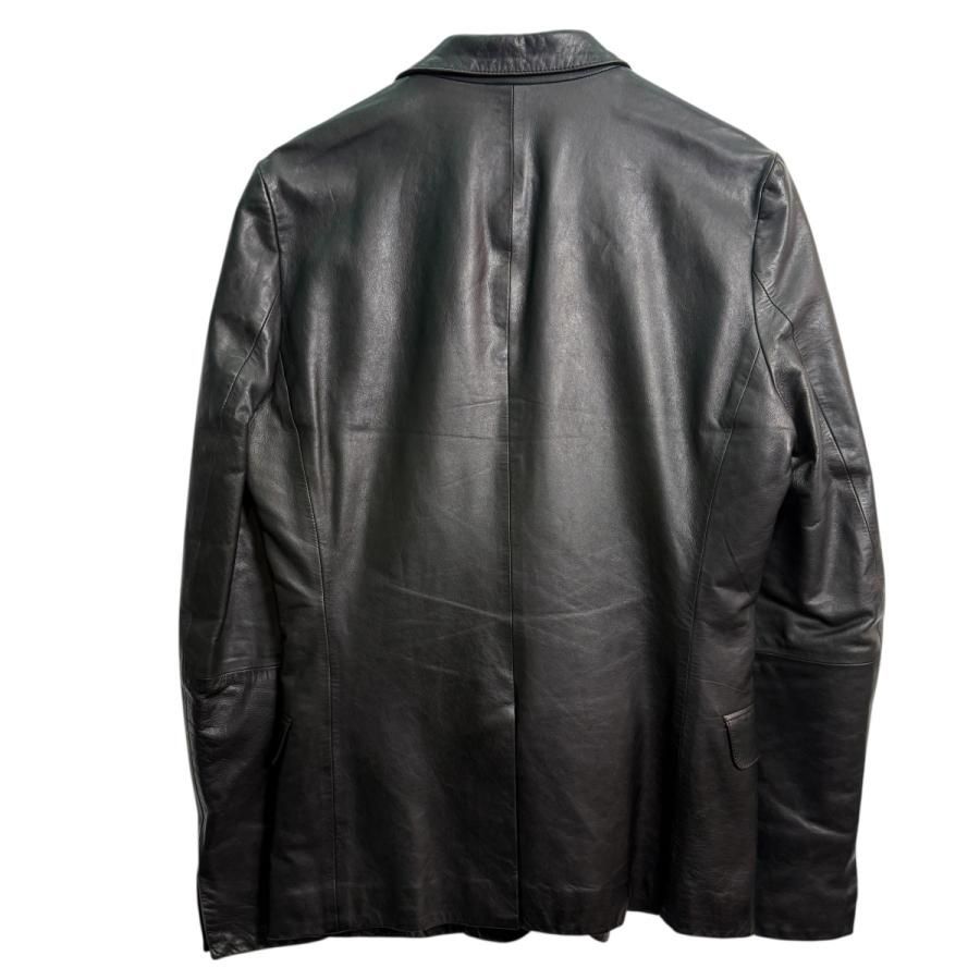 サイズ【3】ジュン ハシモト junhashimoto ラムレザージャケット