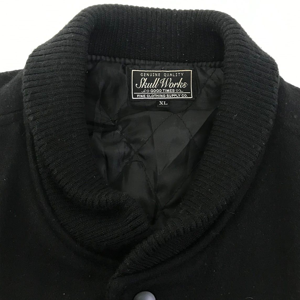 JACK ROSE × SKULL WORKS 本革 スタジャン XL JACK ROSE × SKULL WORKS