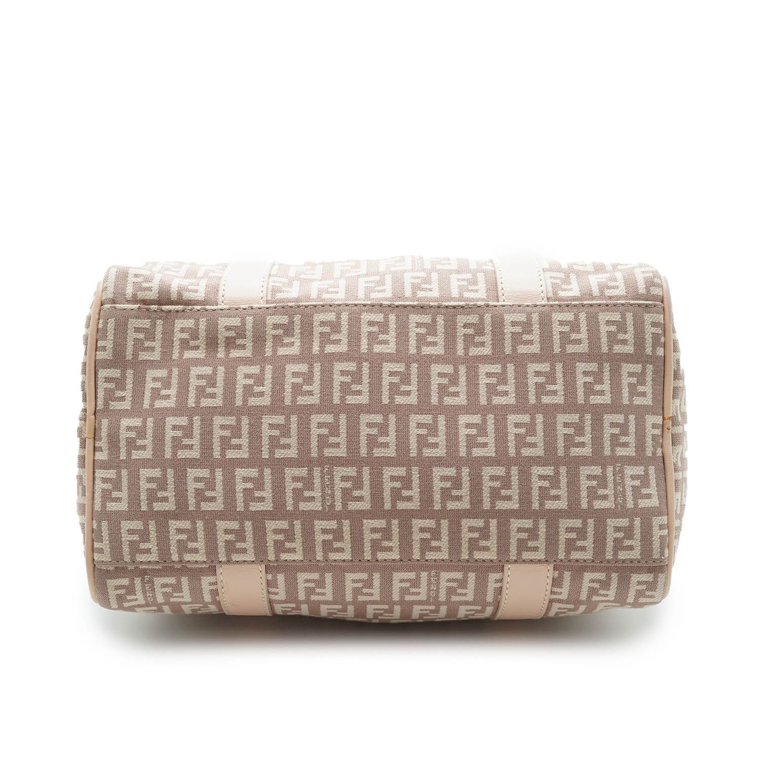 フェンディ ズッキーノ ボーリングバッグ ピンク 中古 Fendi Zucchino