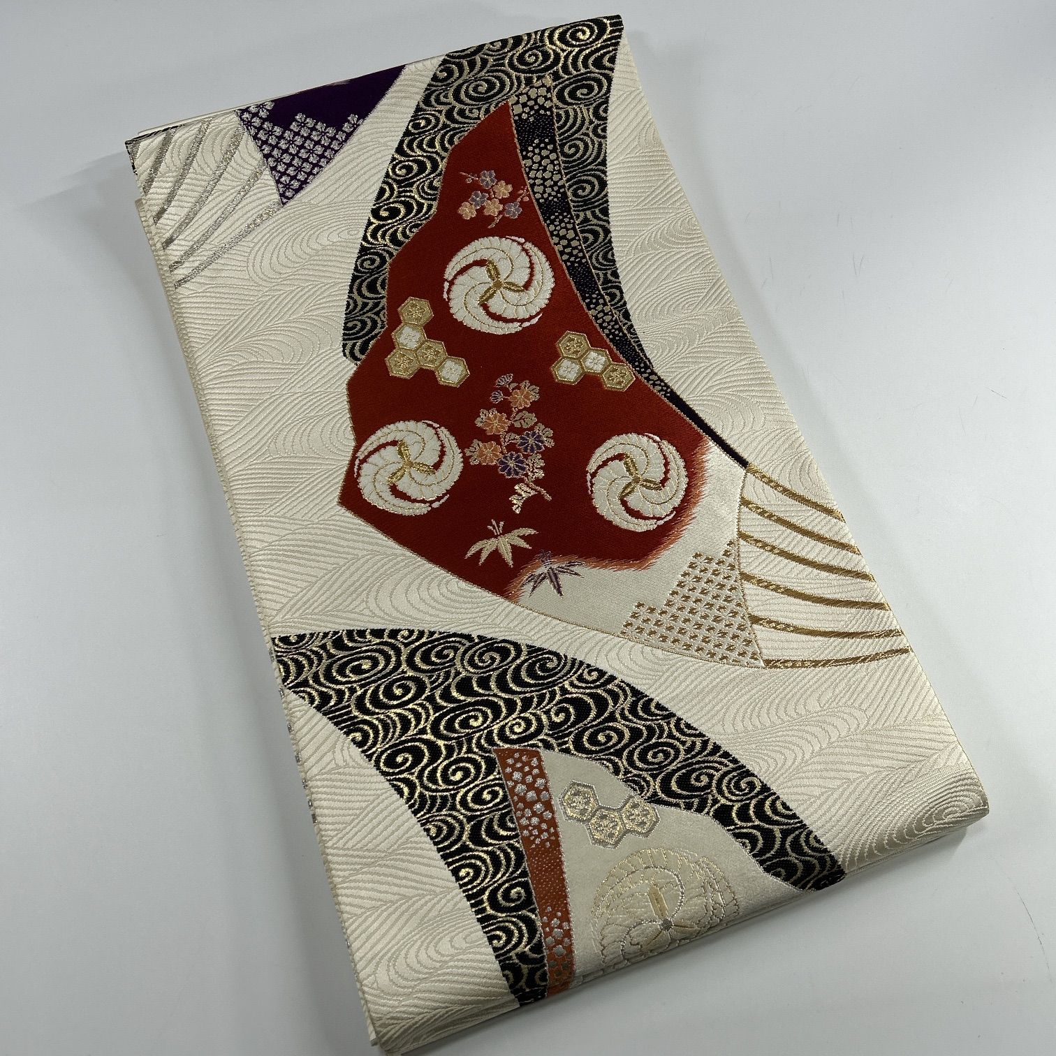 1490★正絹 袋帯 5本セット おまとめ リメイク素材 1490☆正絹 袋帯 5本セット おまとめ リメイク素材 1490☆正絹 袋帯 5