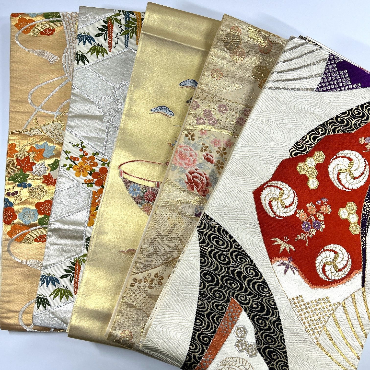 にゃんこ 様まとめ　振袖　袋帯セット　リメイク　着付け練習　訳あり にゃんこ 様まとめ 振袖 袋帯セット リメイク 着付け練習 訳あり