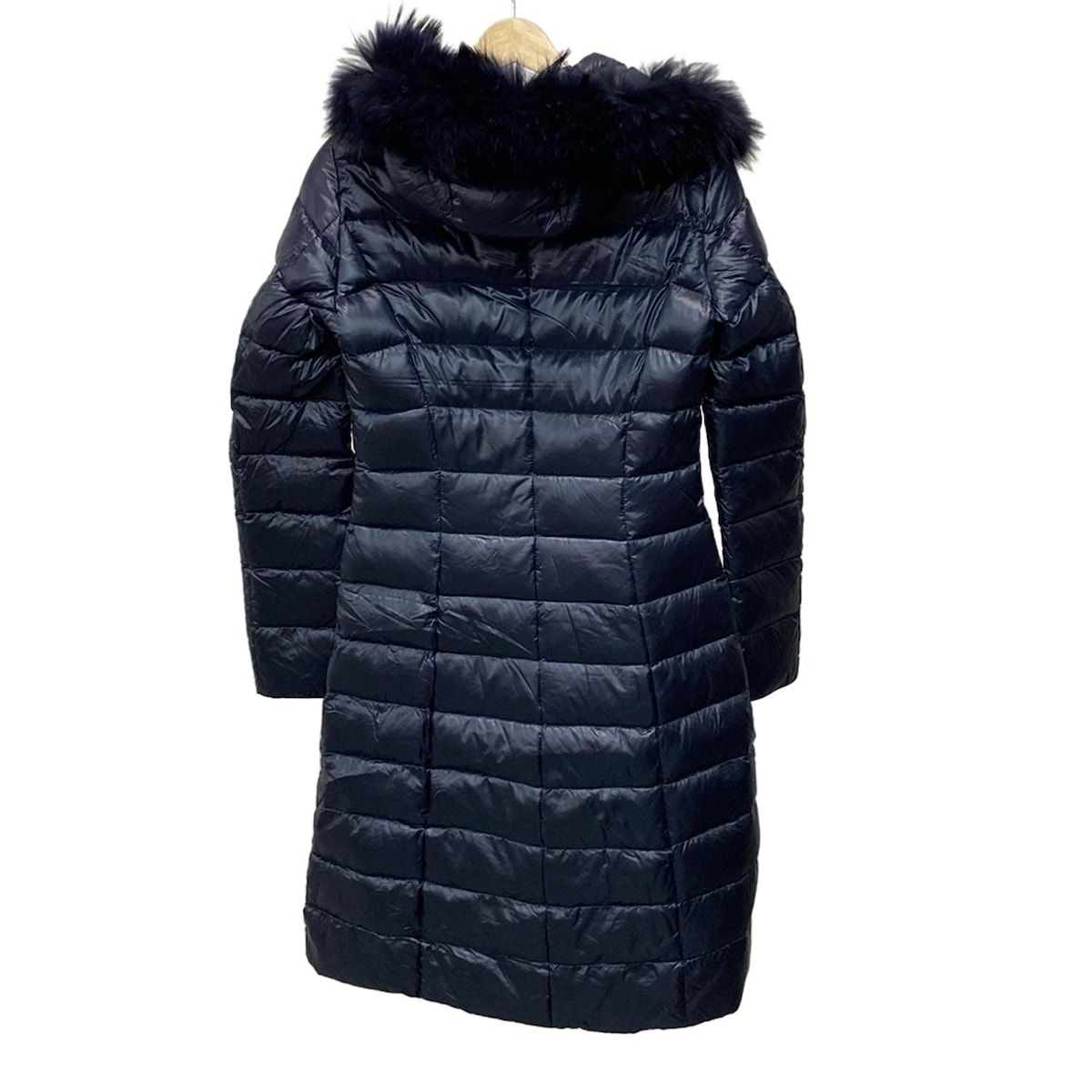 HERNO(ヘルノ) ダウンコート サイズ38 S レディース - ネイビー 長袖