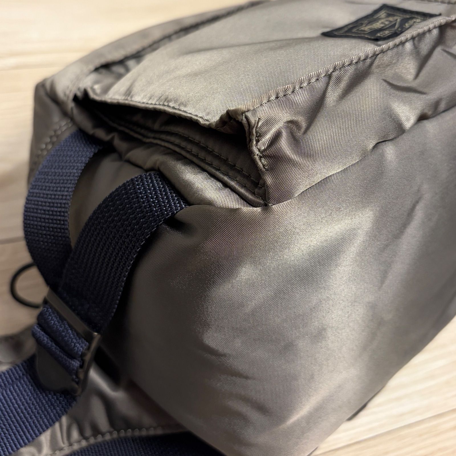 ✨PORTER PX TANKER FANNY PACK シルバー系✨ 保存袋付き ミニバッグ