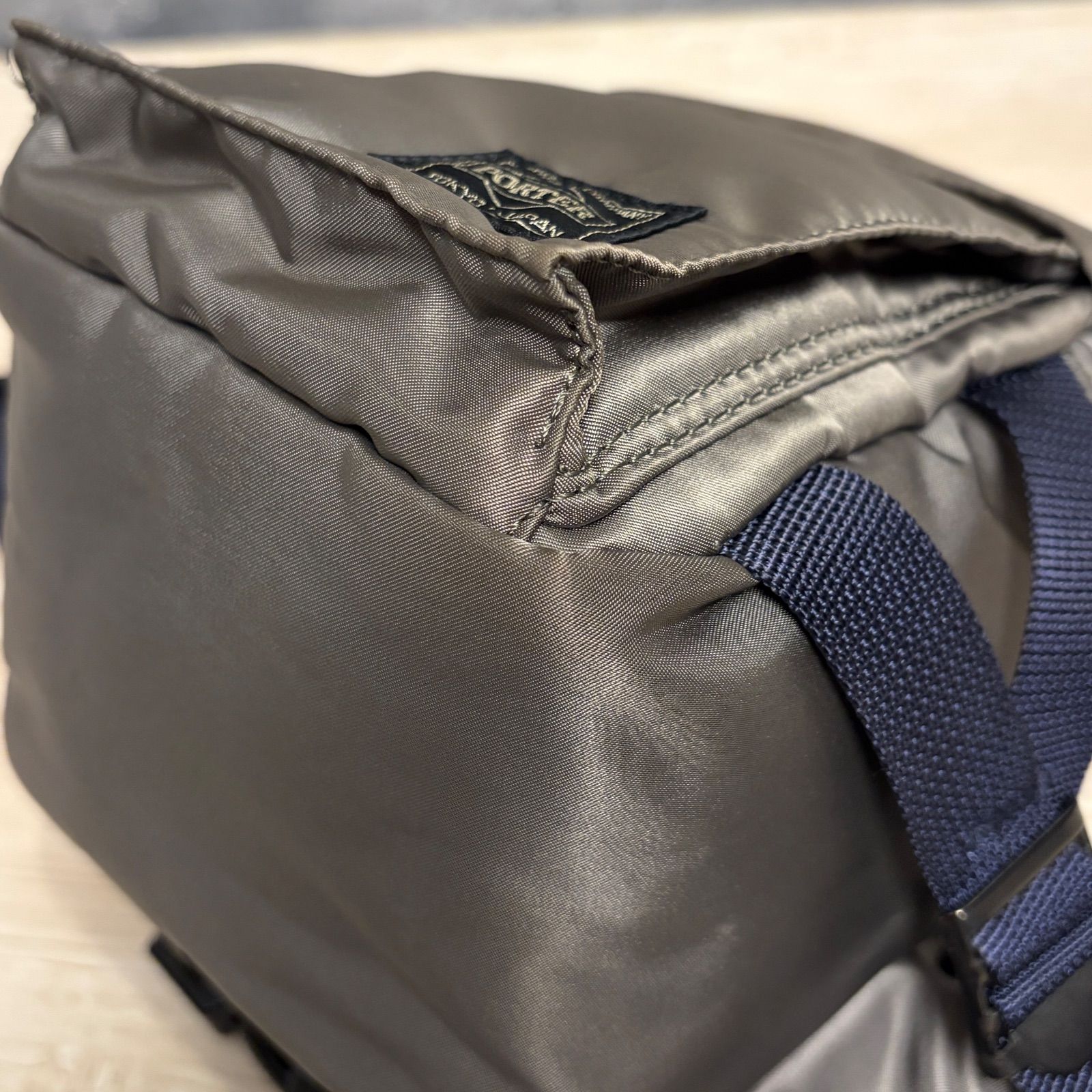 ✨PORTER PX TANKER FANNY PACK シルバー系✨ 保存袋付き ミニバッグ