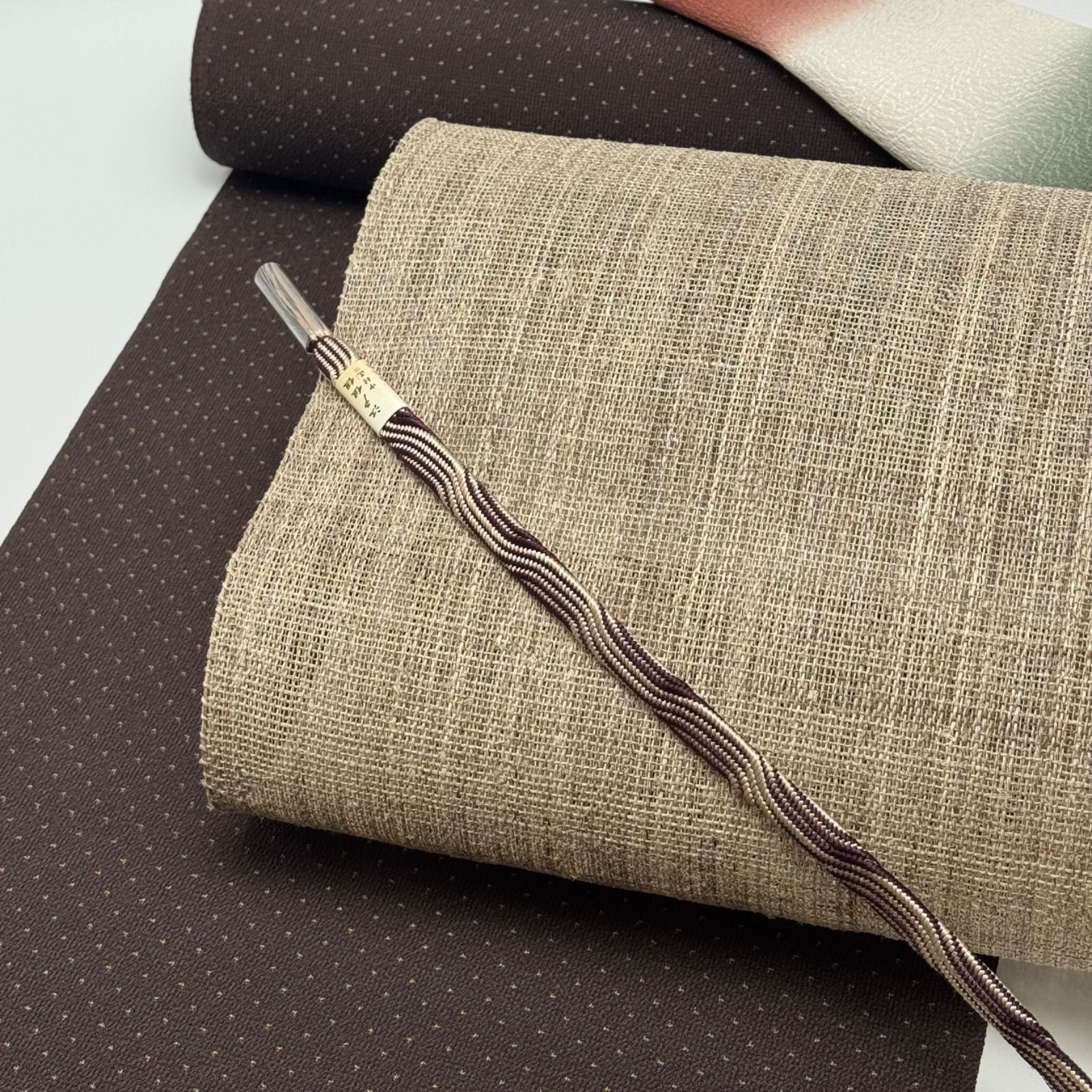 着物 本塩沢 お召 蚊絣 着尺 星野織物 0141 - メルカリ