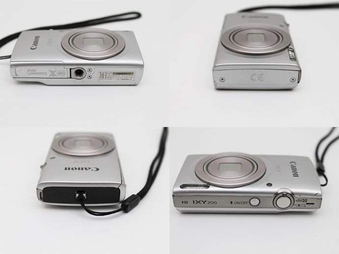 コンパクト デジタルカメラ Canon キヤノン IXY 200 シルバー PC2333
