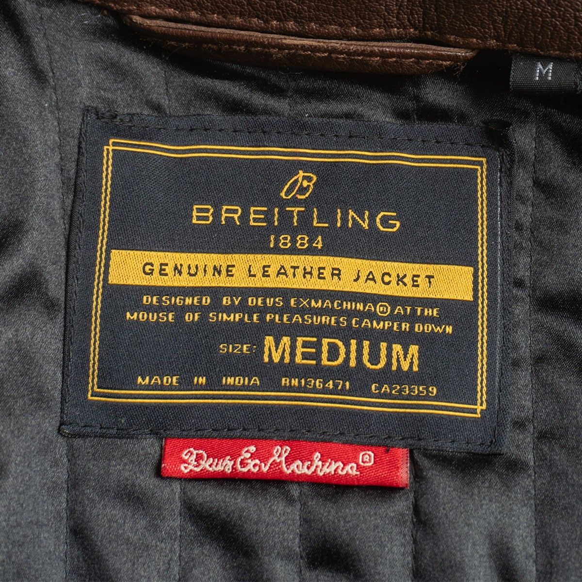 雰囲気抜群】 DEUS EX MACHINA × BREITLING 【シングルライダース  