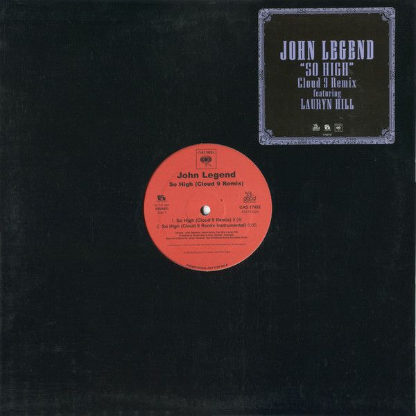 米12” John Legend, Lauryn Hill So High (Cloud 9 Remix) CAS17452