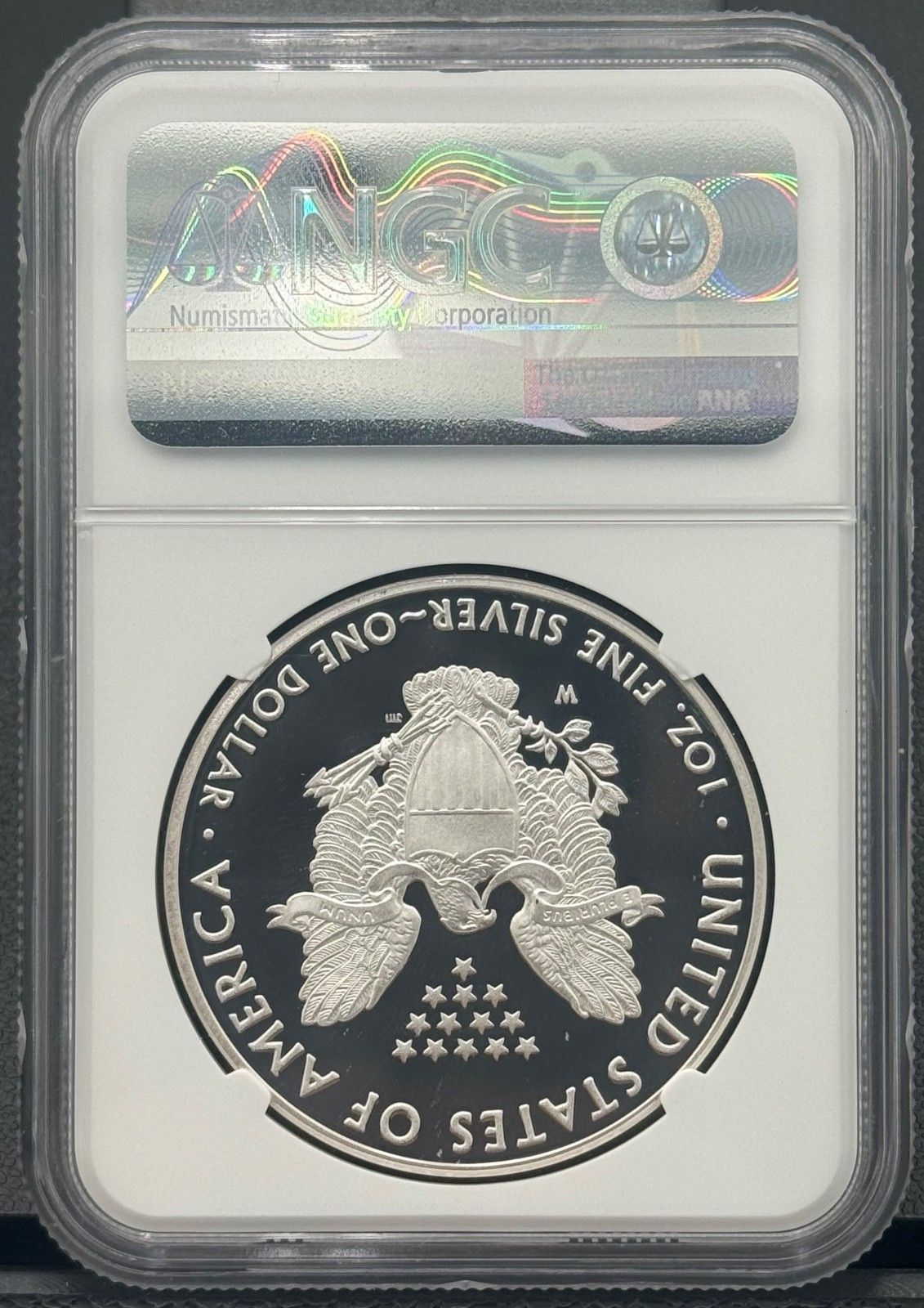 2016年 W 1ドル アメリカン シルバー イーグル 30周年記念 レタード