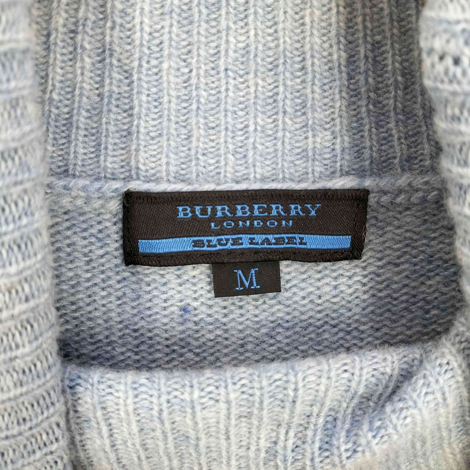 バーバリーブルーレーベル BURBERRY BLUE LABEL ロゴ刺繍 ウール