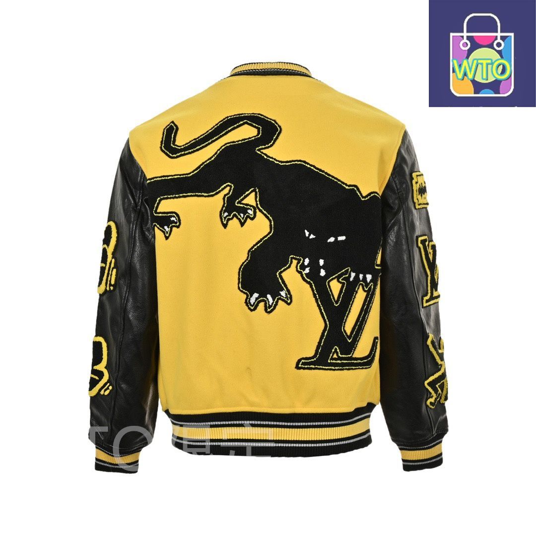 ルイ・ヴィトン ロゴ刺繍 ベージュジャケット 楽天市場】美品 LOUIS VUITTON ルイヴィトン ミックスキャンバスレザー