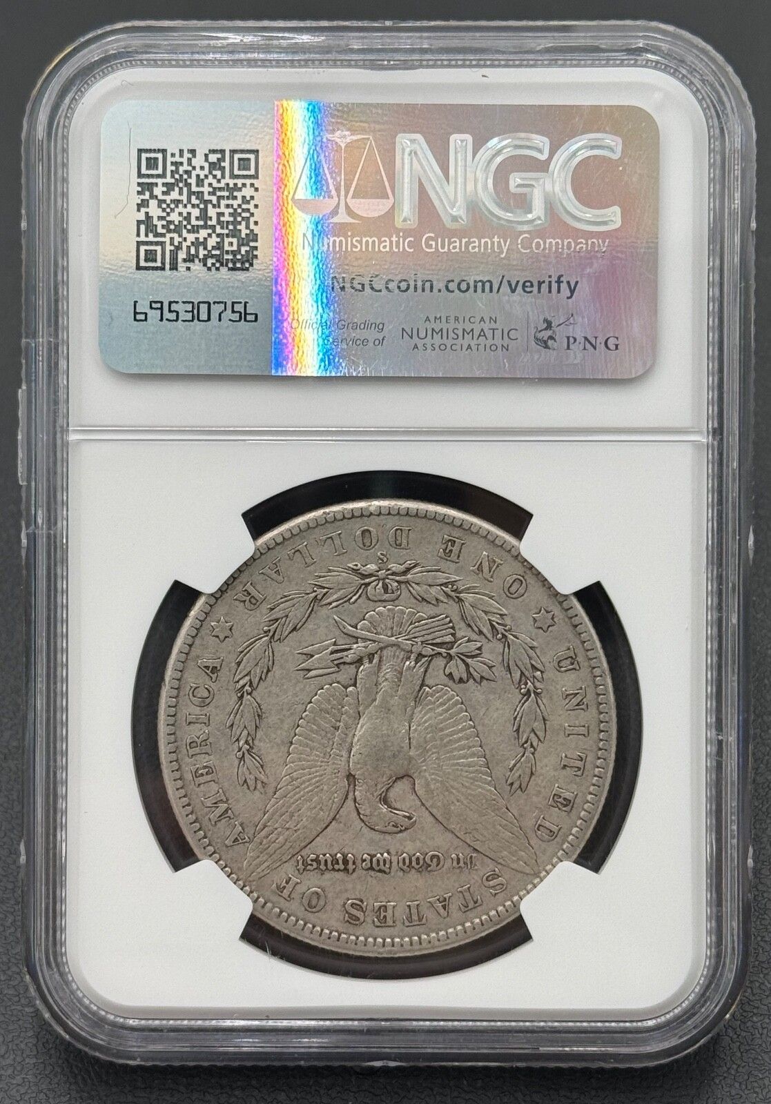1904年 S モルガン・ダラー 1ドル NGC VF35 セミキー・デイト - メルカリ