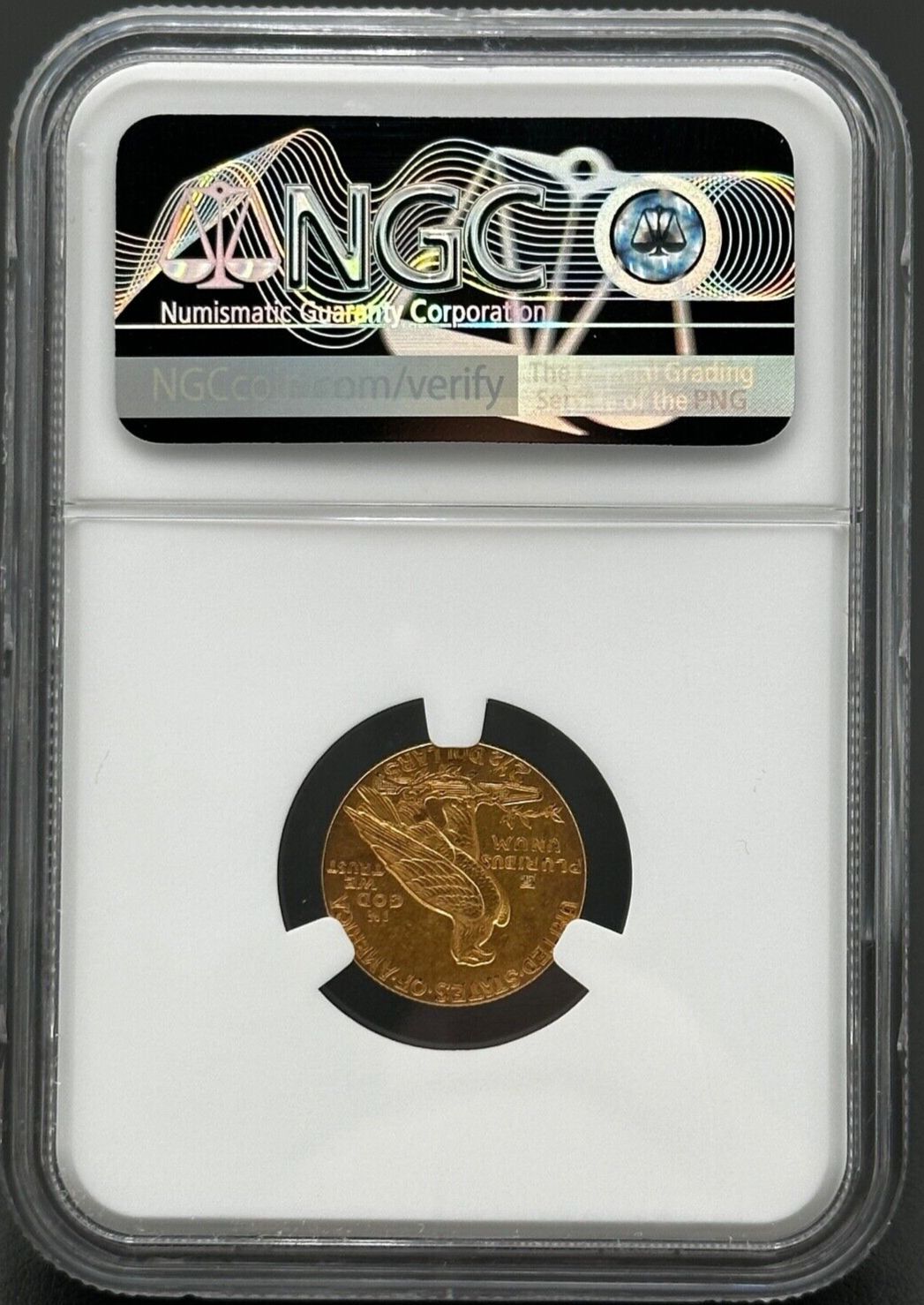 1927年 P $2.5 金インディアンヘッドクォーターイーグル NGC MS61