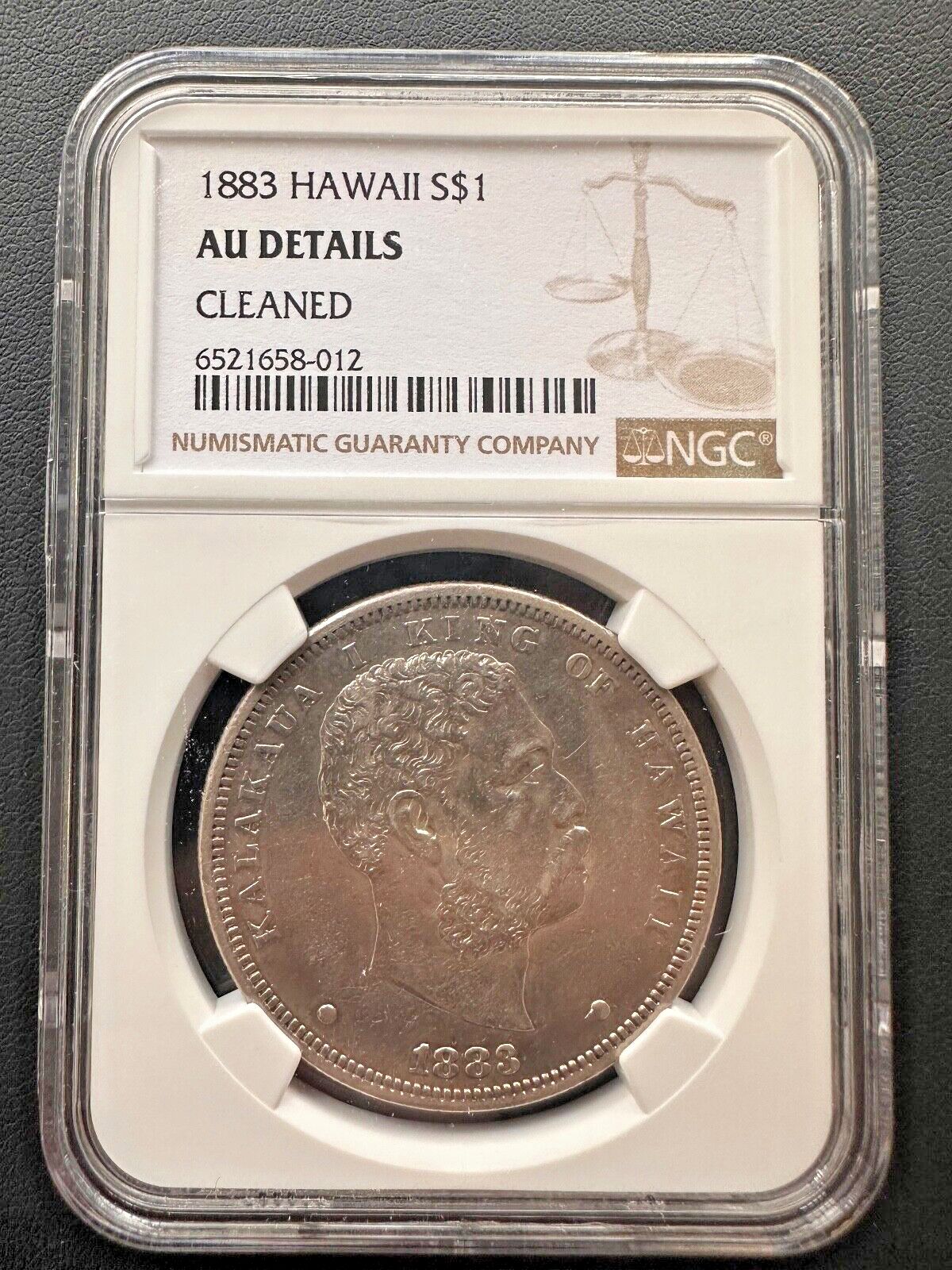 1883年ハワイキングカラカウア銀貨 1ドル NGC AU - メルカリ