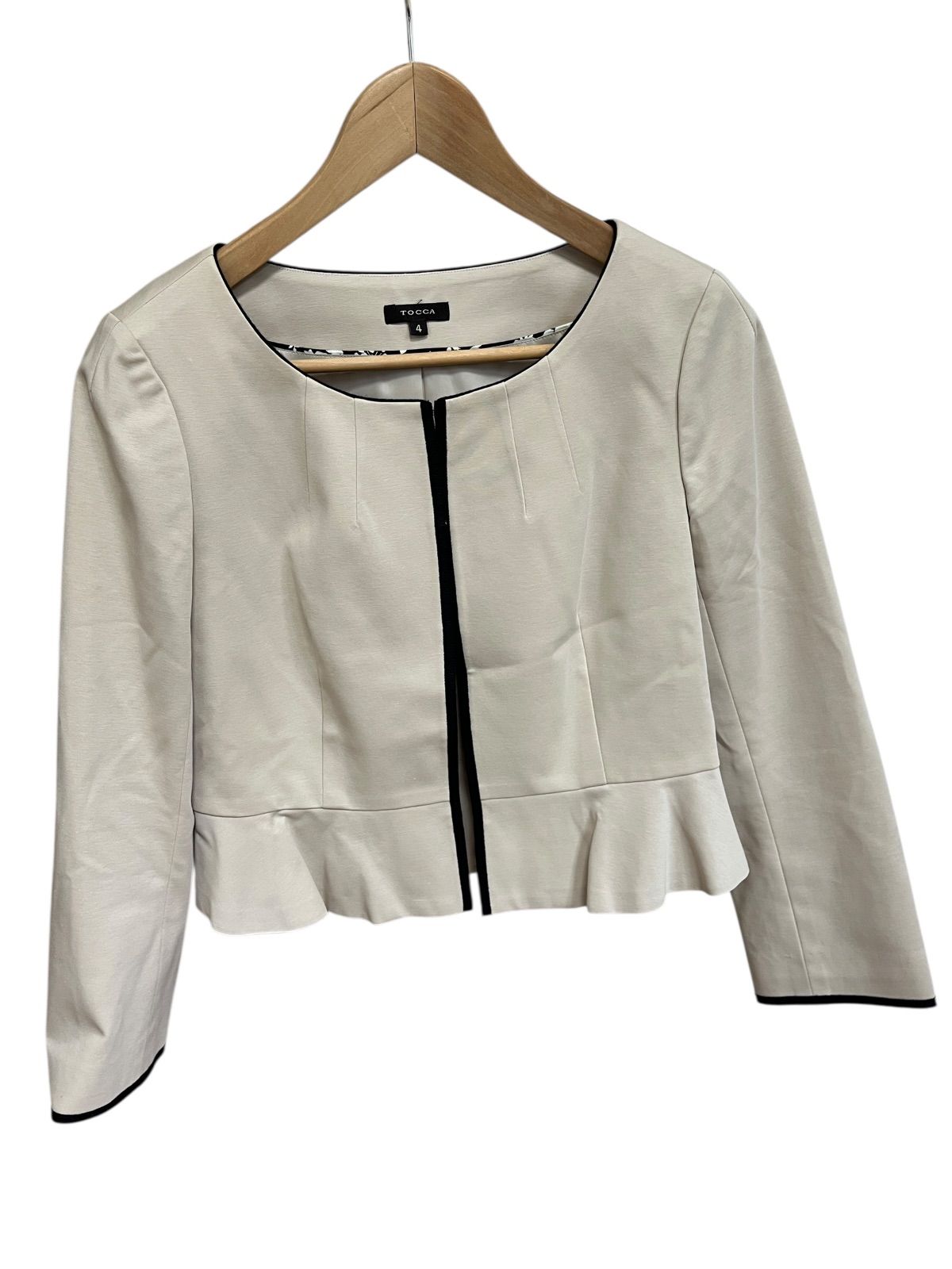 トッカ① Z1600TOCCA トッカ セットアップ ワンピース&ノーカラージャケット