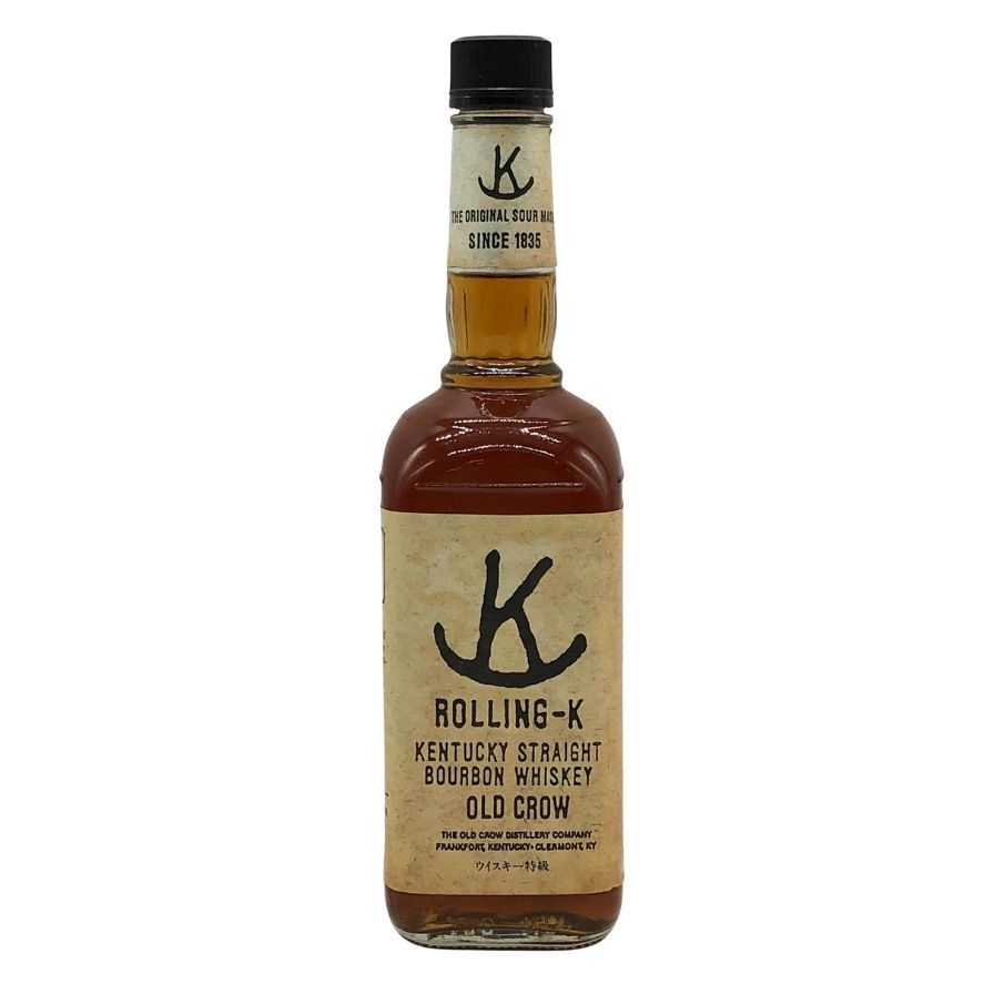 オールドクロウ ローリングK バーボンウイスキー古酒 特級 金キャップ