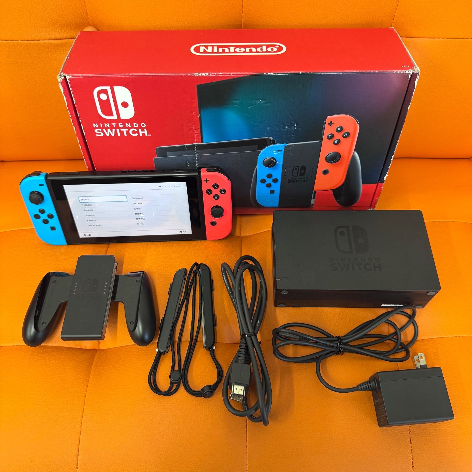 Nintendo Switch ネオンブルー ネオンレッド HAD S KABAA 2019年製