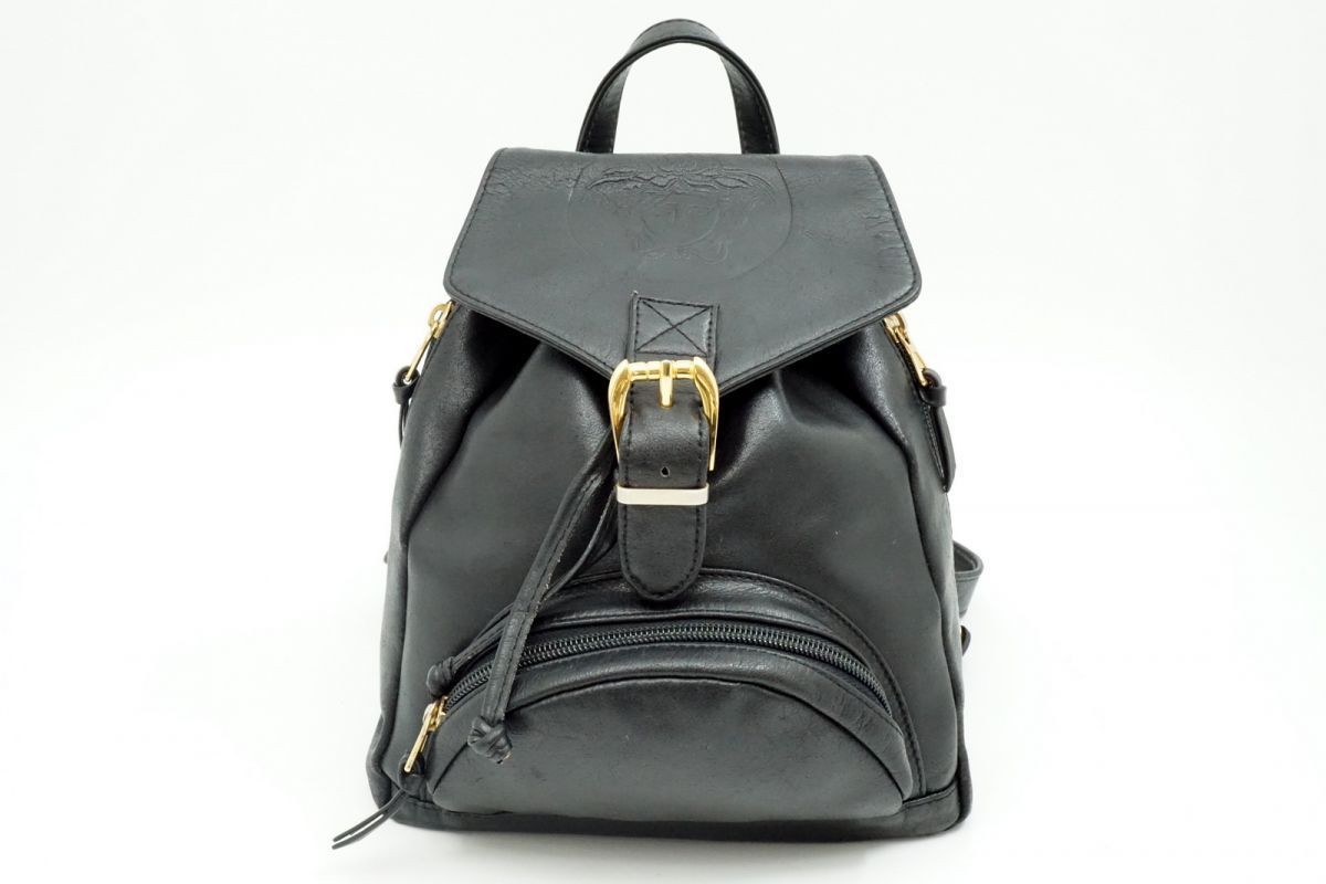 ジャンニ ヴェルサーチェ ヴィンテージ ミニ バックパック バッグ