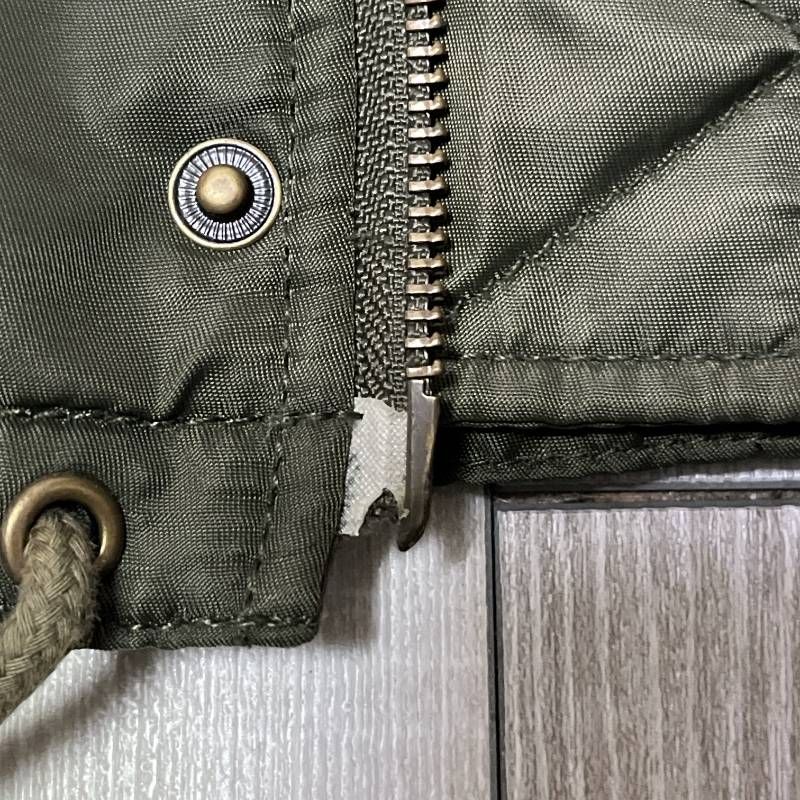 Y2K Mods Coat Women's 38 Khaki Raccoon Fur Archive 平成ギャル