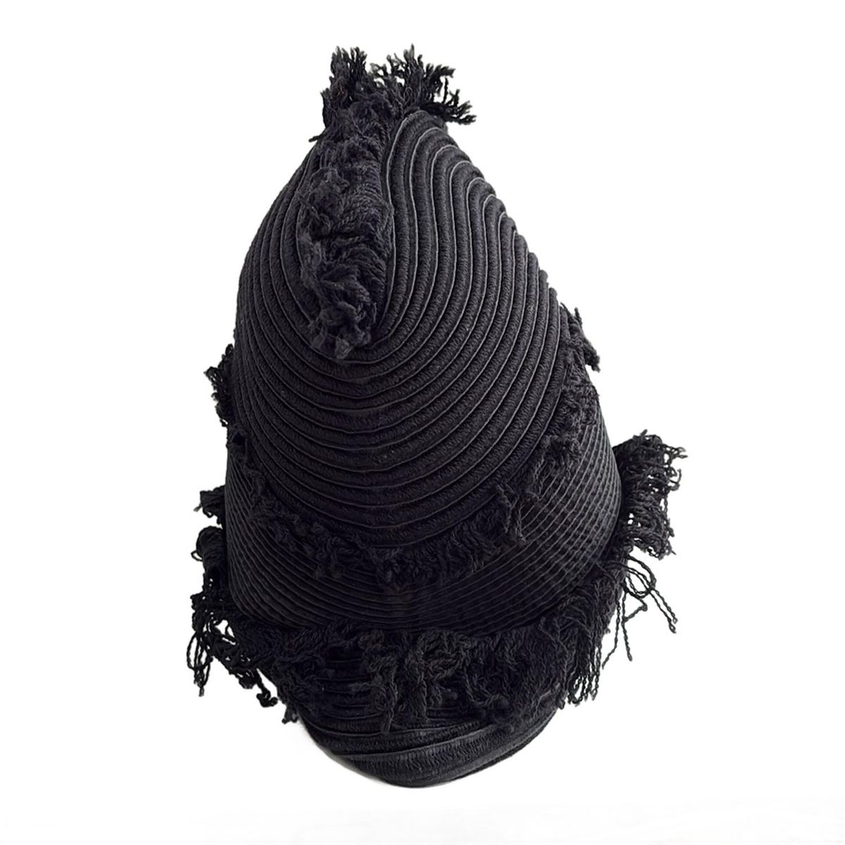 ISSEYMIYAKE(イッセイミヤケ) 帽子美品 - IM84-AA503 黒 帽子 (その他