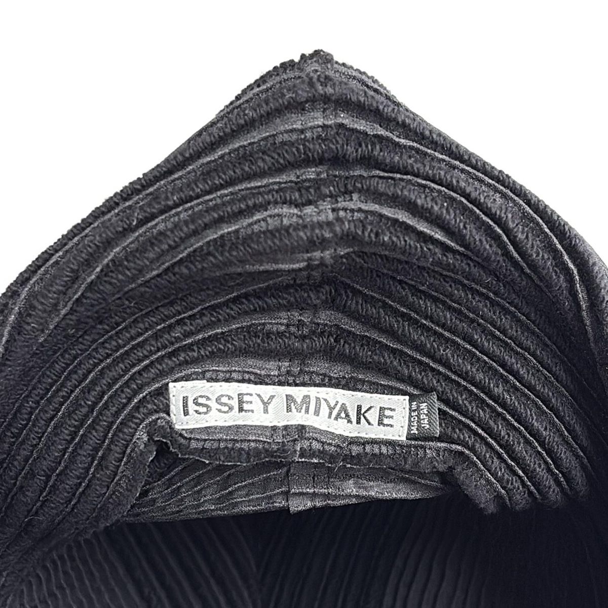 ISSEYMIYAKE(イッセイミヤケ) 帽子美品 - IM84-AA503 黒 帽子 (その他